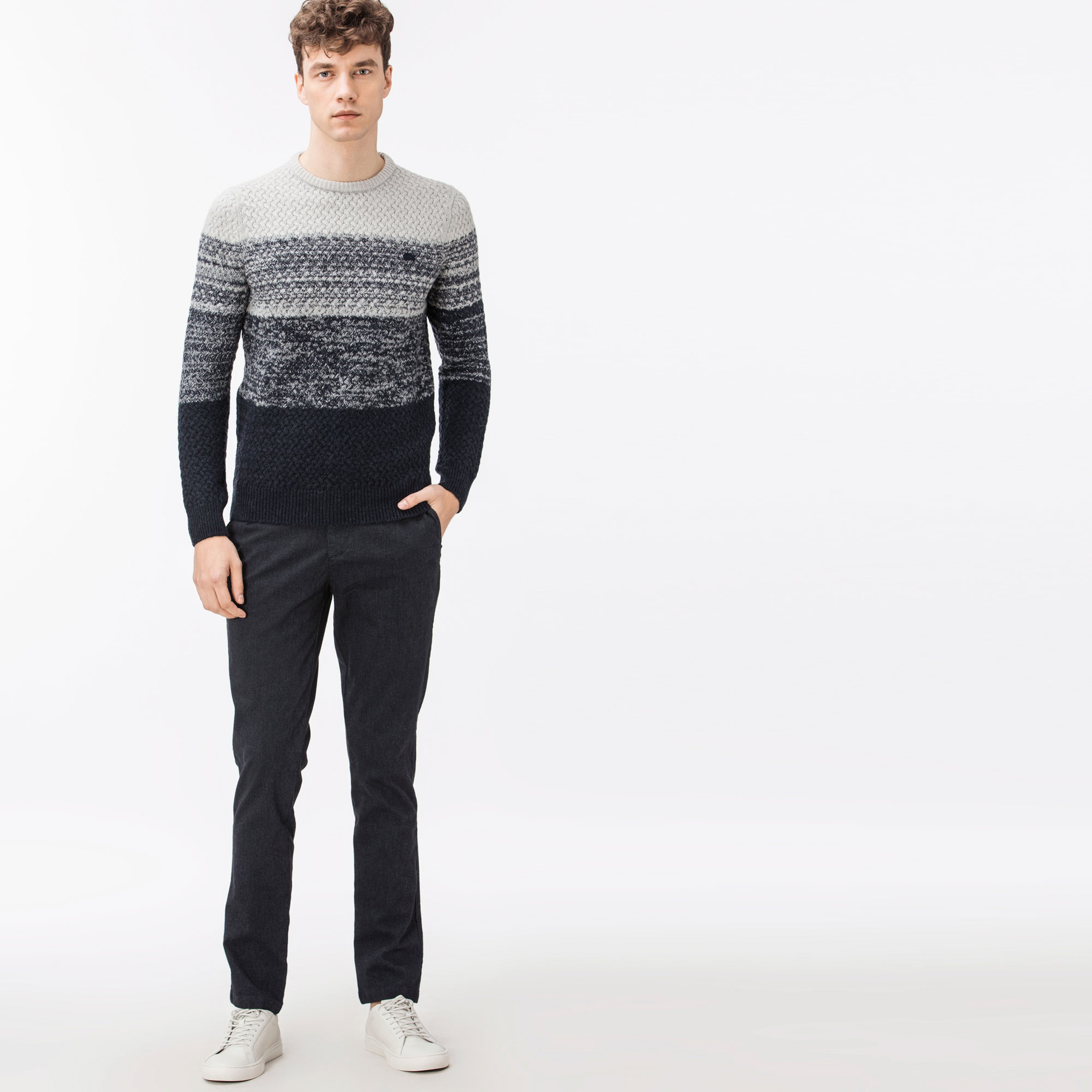 Lacoste Erkek Fitilli Lacivert Pantolon