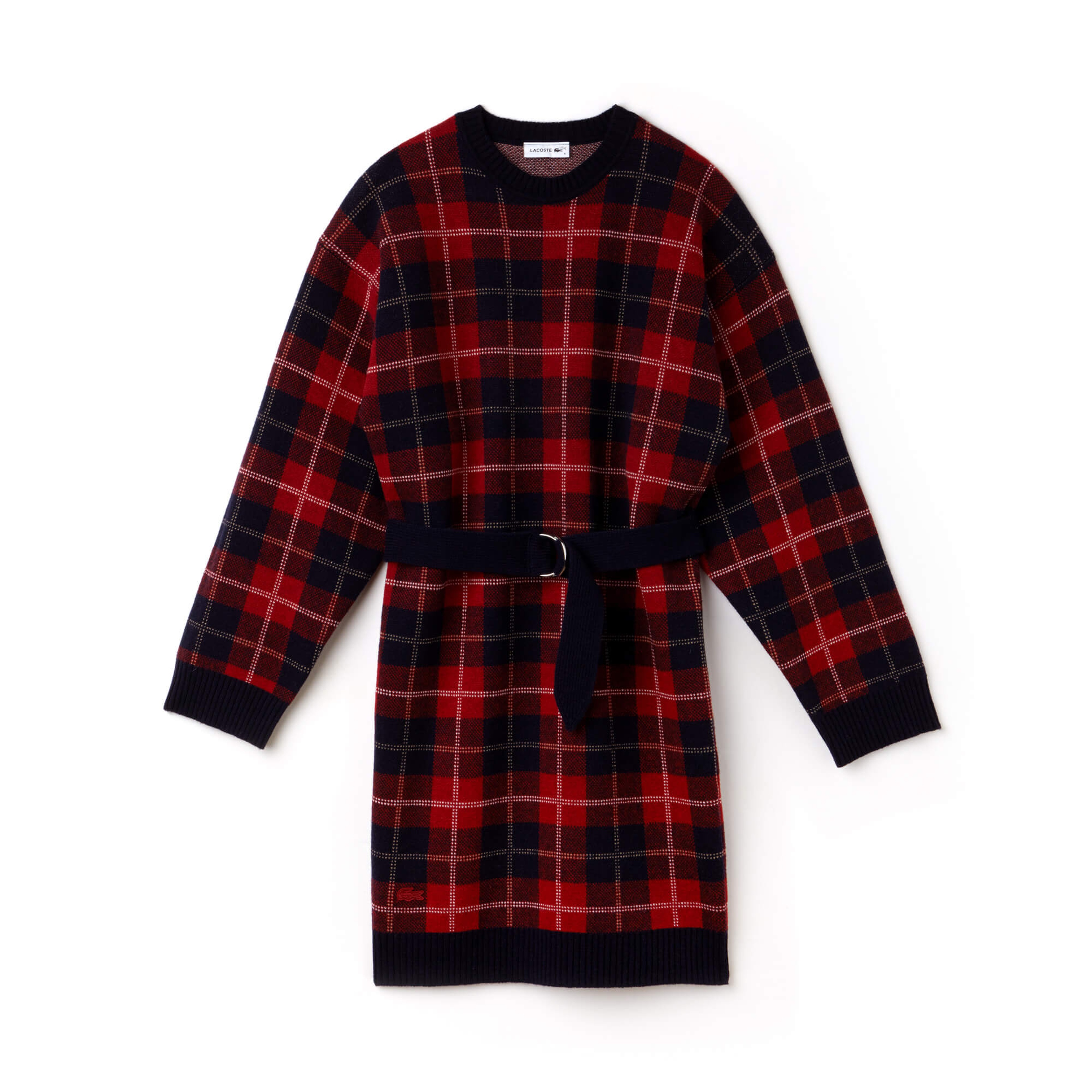 Lacoste Kadın Lacivert-Kırmızı Elbise