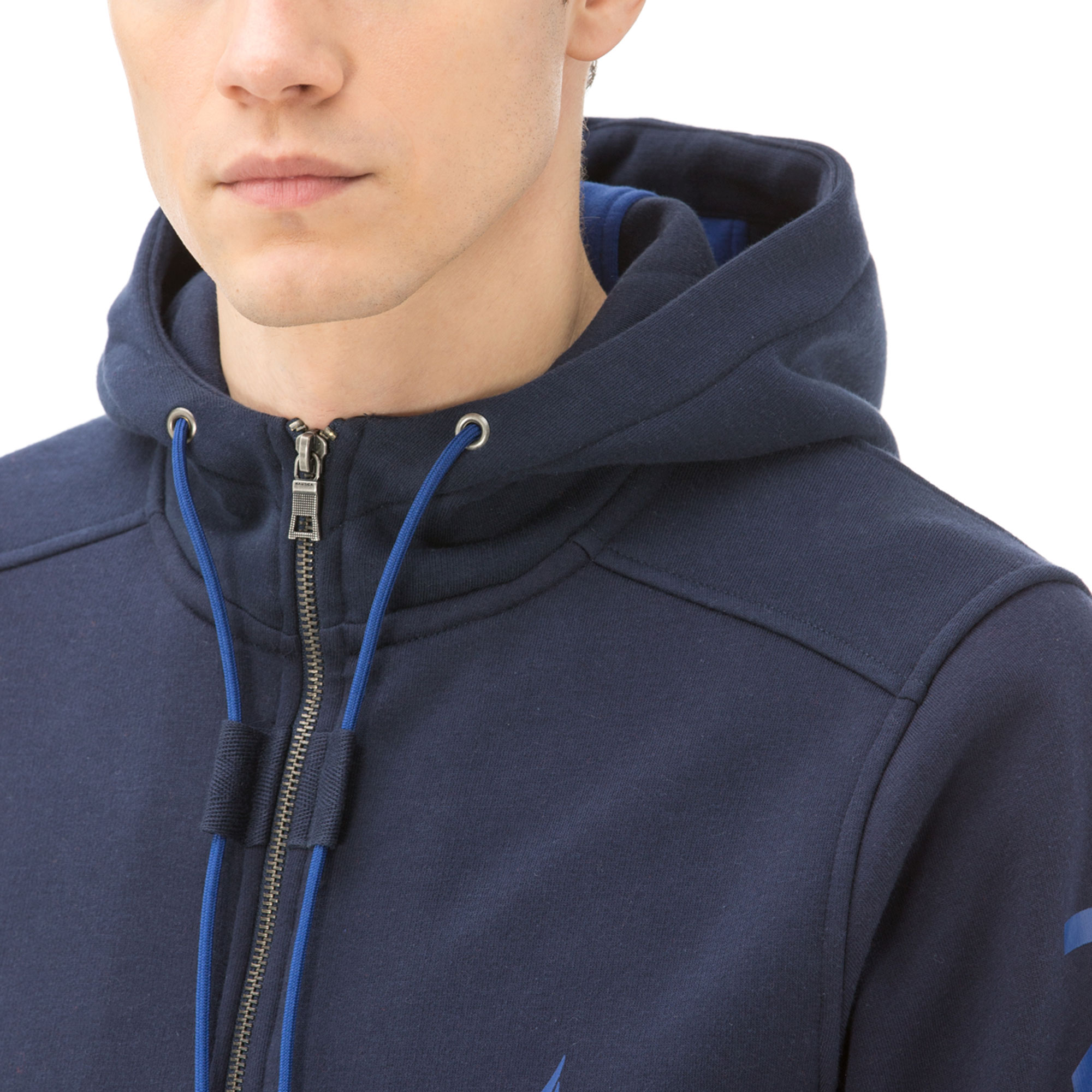 NAUTICA UZUN KOLLU DÜZ LACİVERT ERKEK SWEATSHIRT