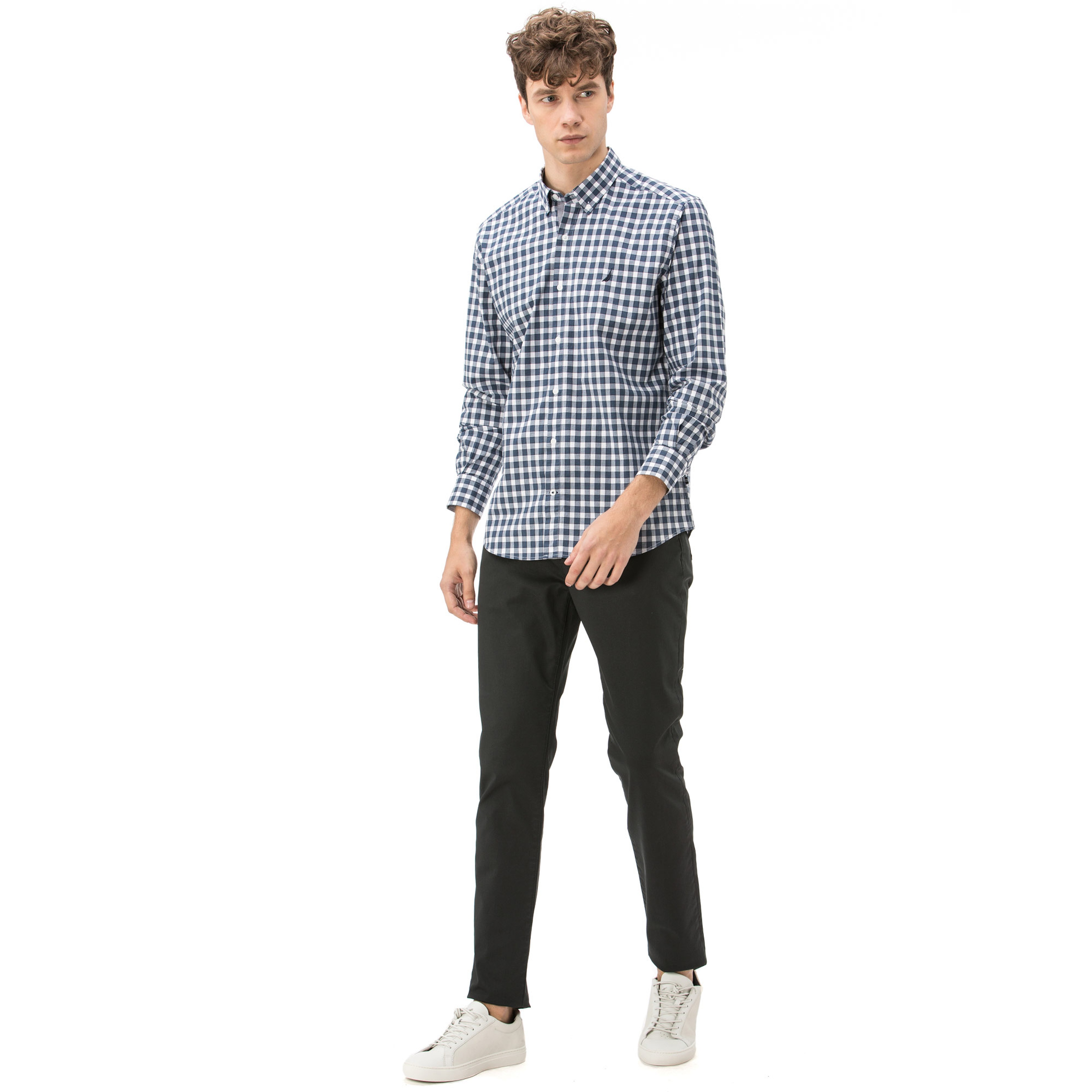 Nautica Erkek Slım Fıt Siyah Pantolon