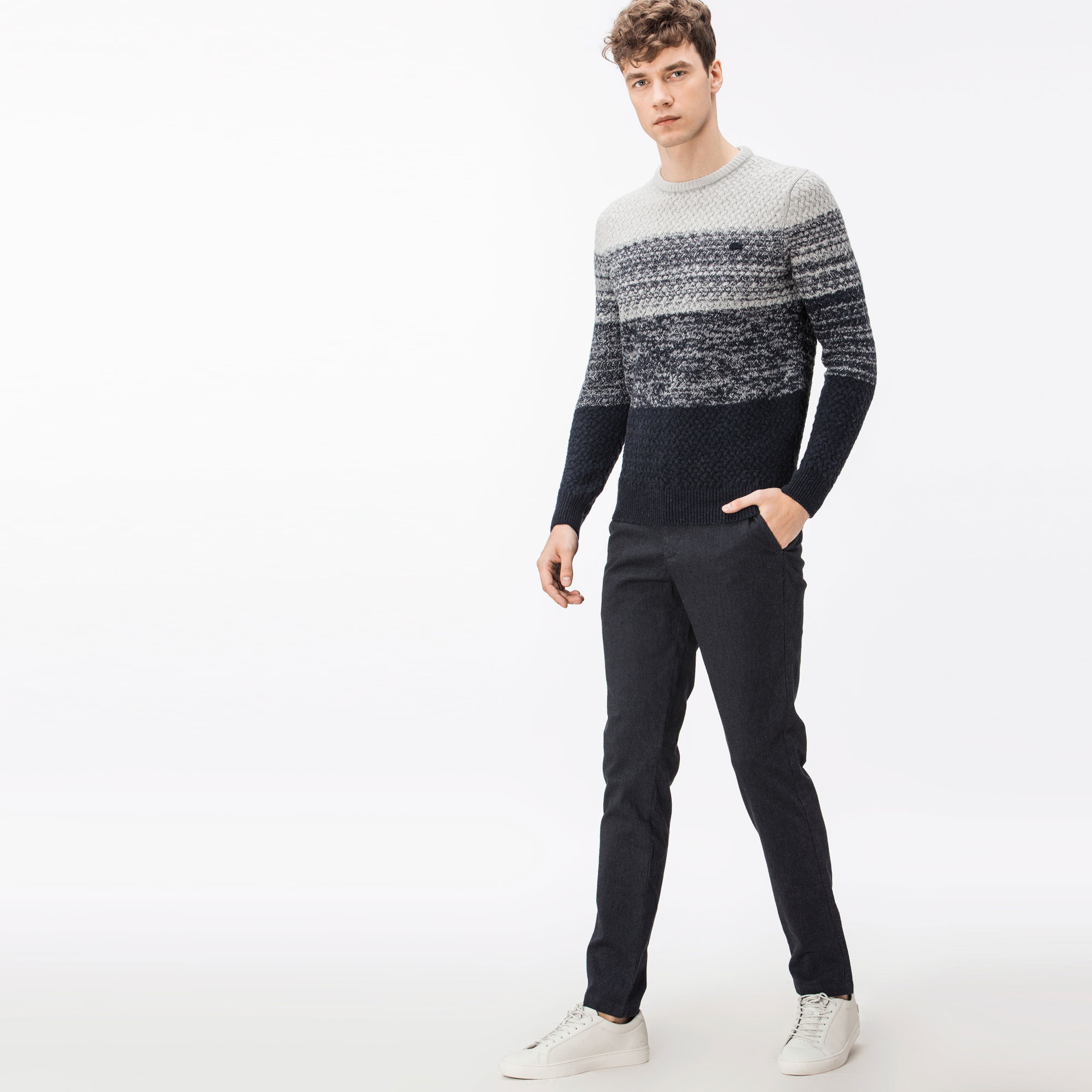 Lacoste Erkek Fitilli Lacivert Pantolon