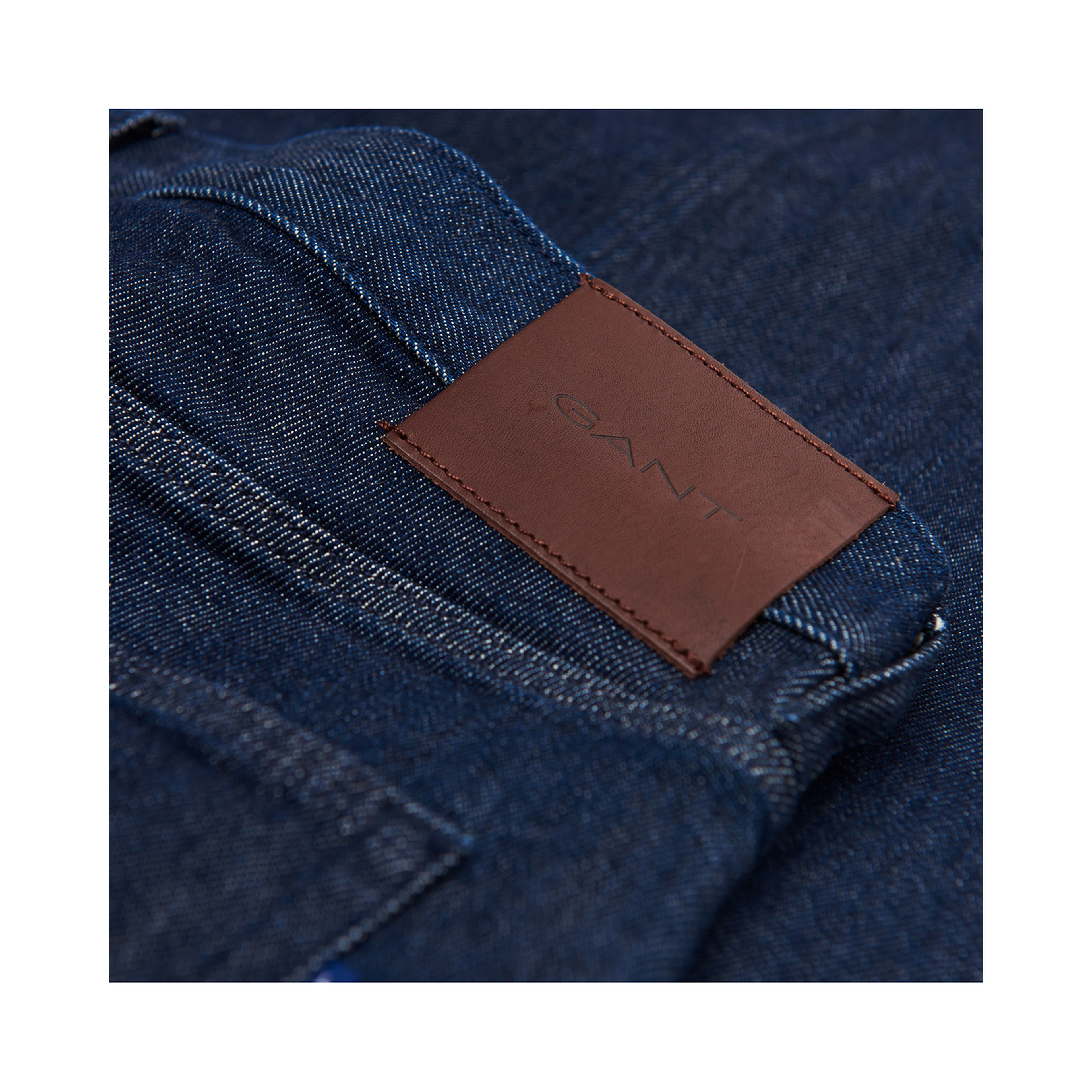 Erkek Lacivert Selvedge Tapered Jean Pantolon