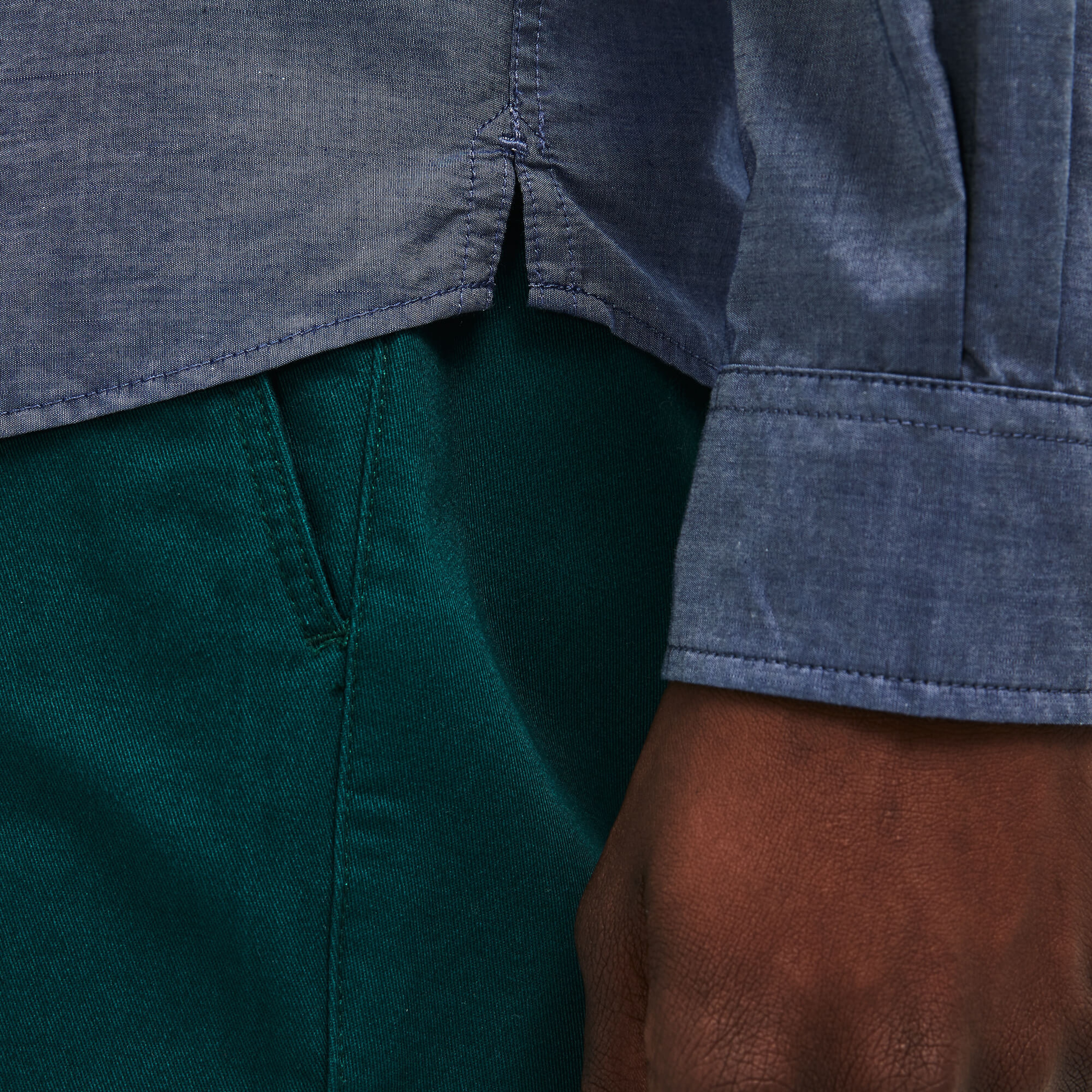 Lacoste Erkek Slim Fit Lacivert Gömlek