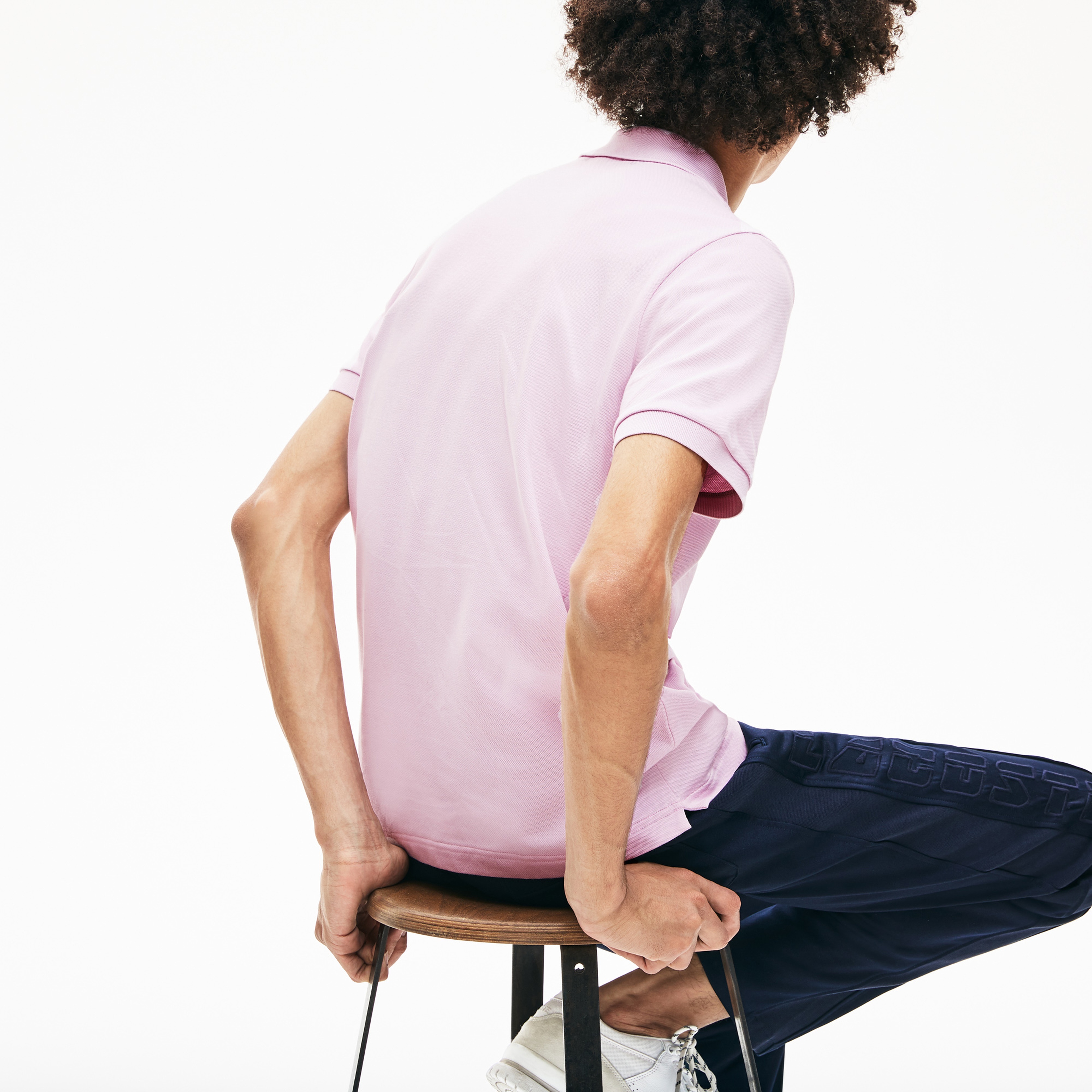 Lacoste Erkek Slim Fit Mor Polo