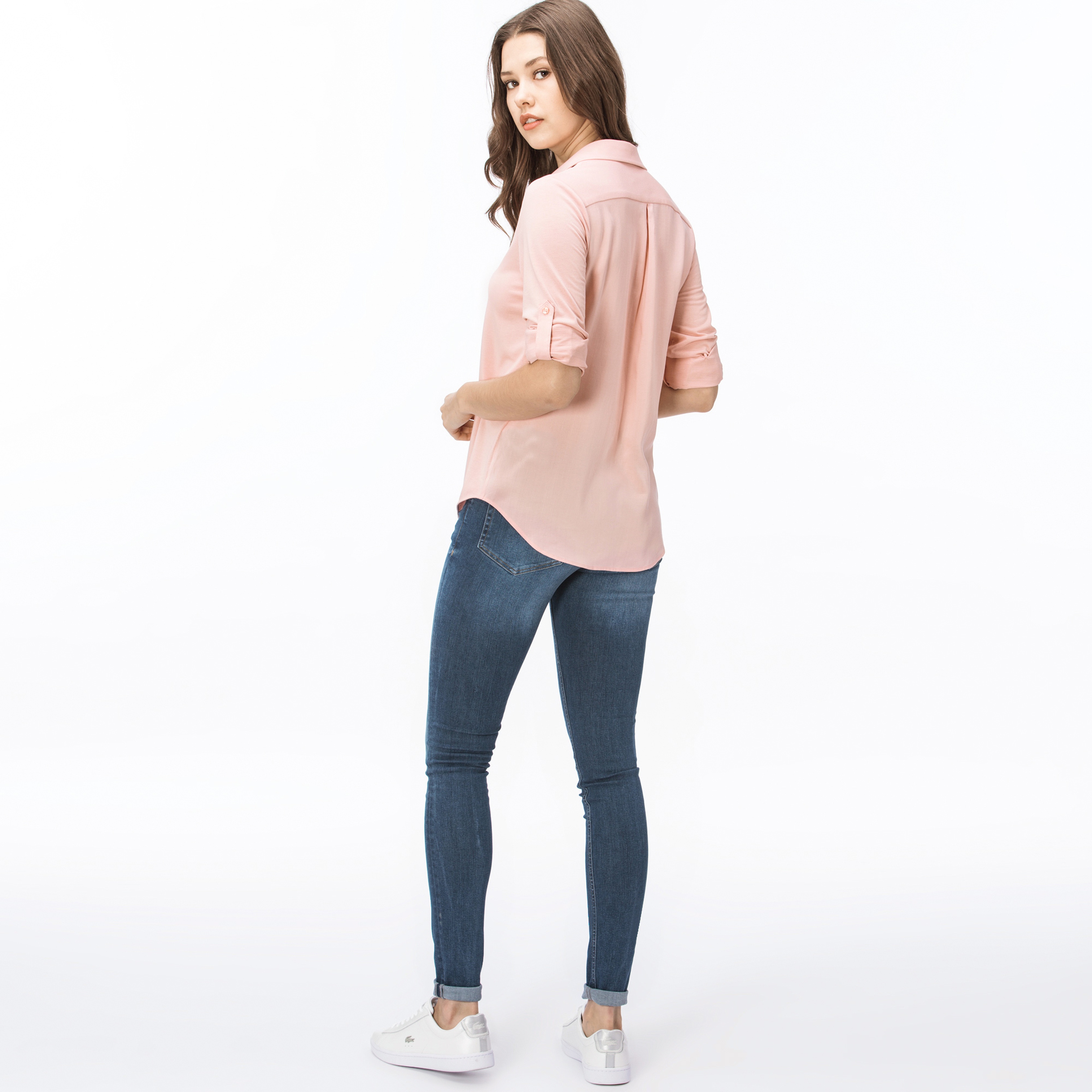 Lacoste Kadın Lacivert Jean