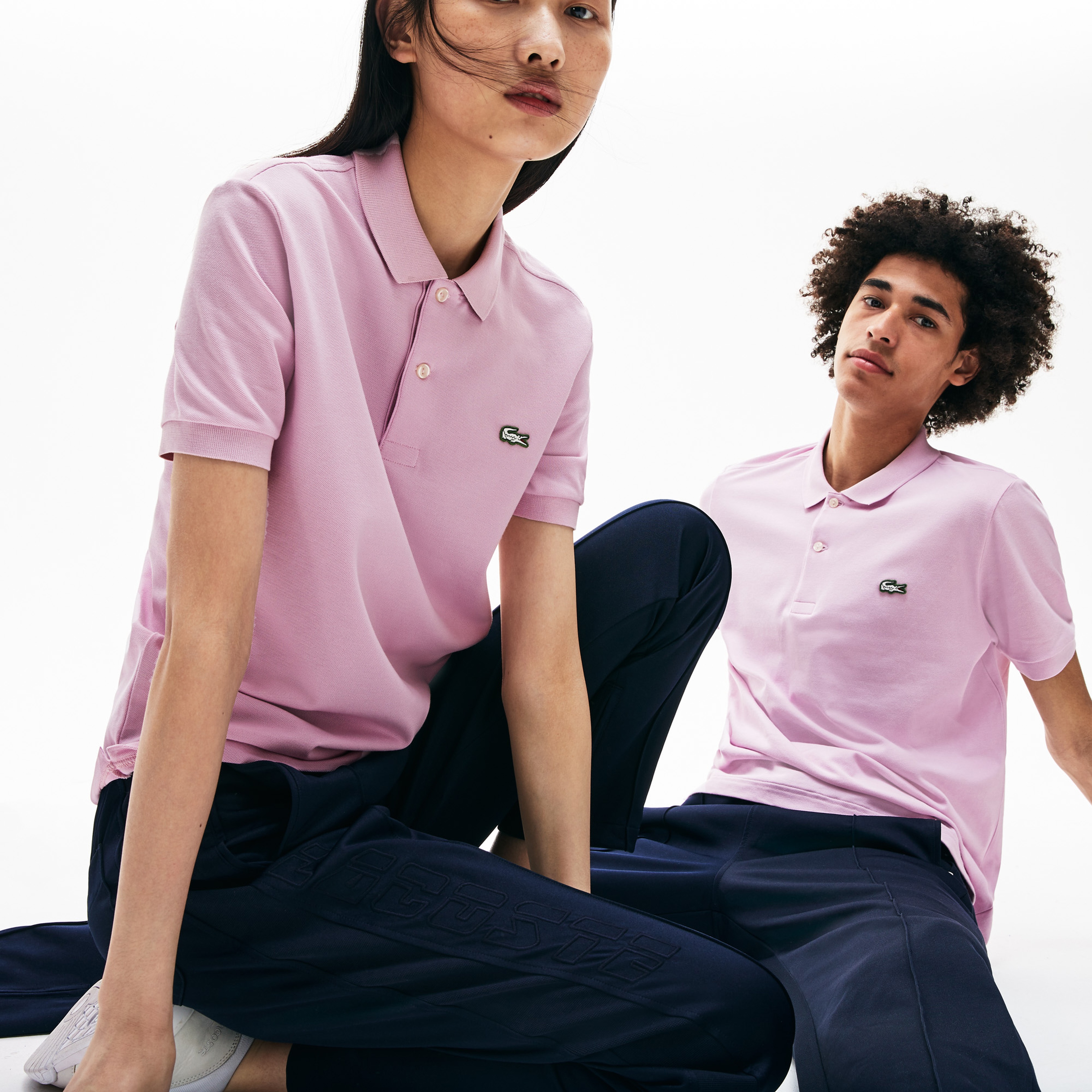 Lacoste Erkek Slim Fit Mor Polo