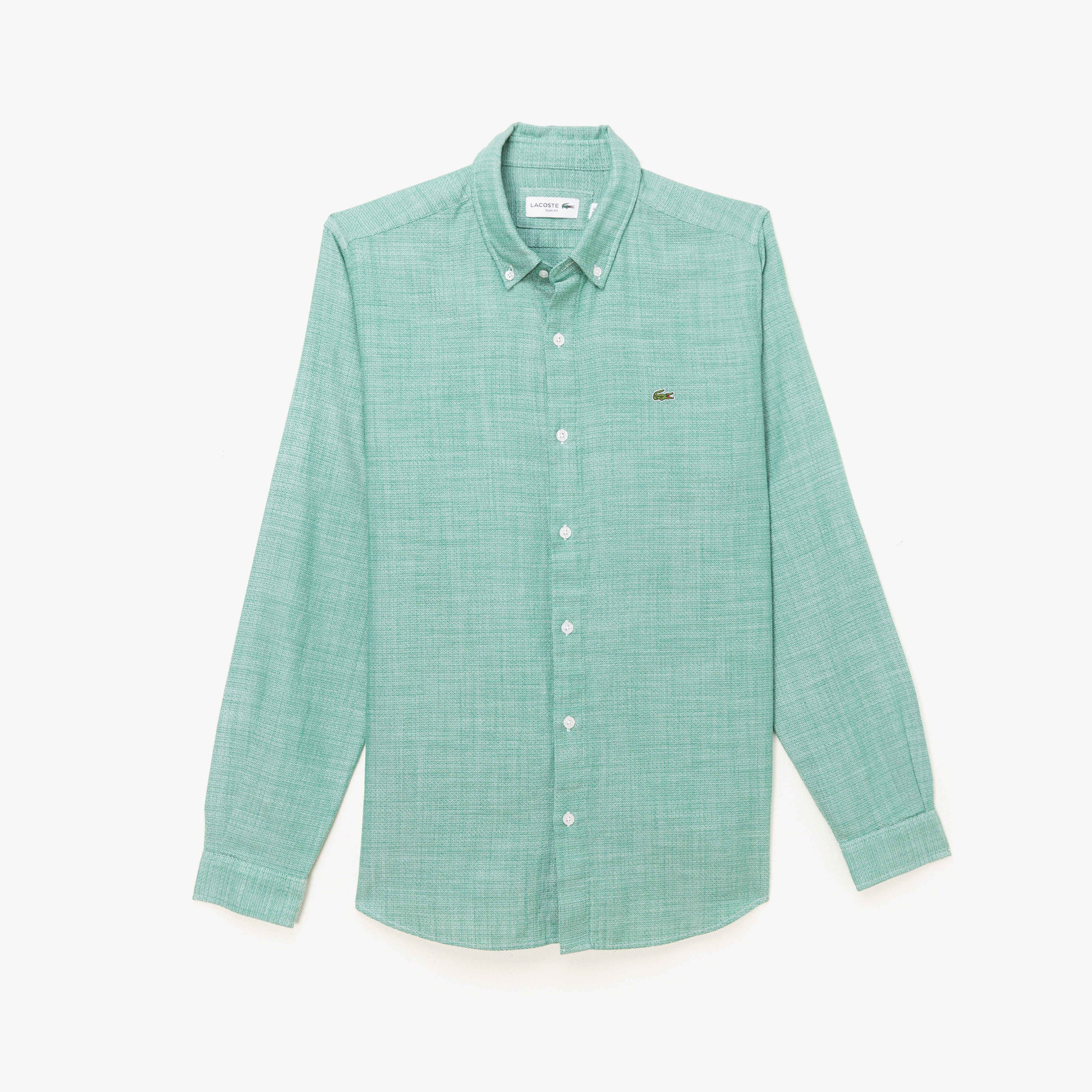 Lacoste Erkek Slim Fit Yeşil Gömlek