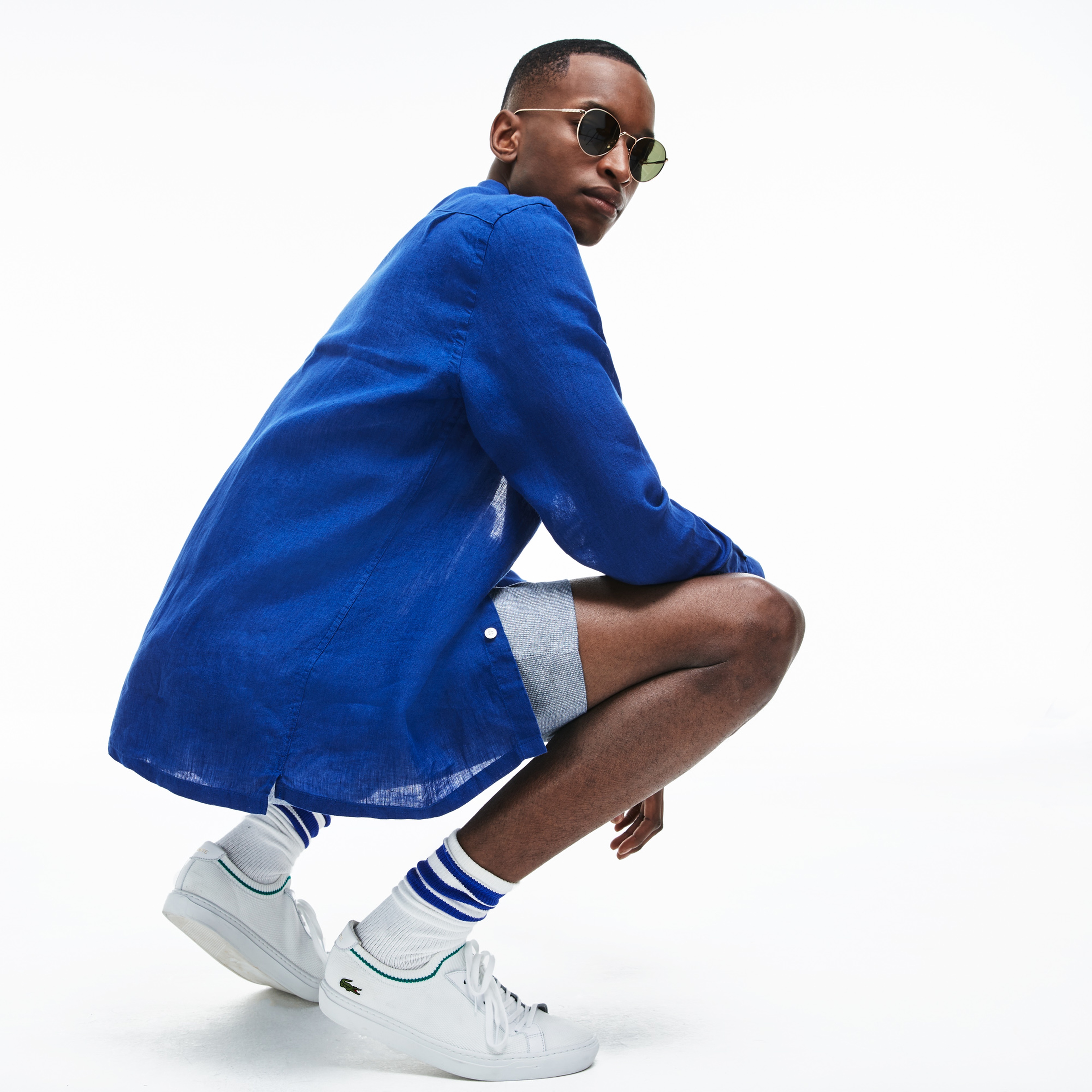 Lacoste Erkek Regular Fit Lacivert Gömlek