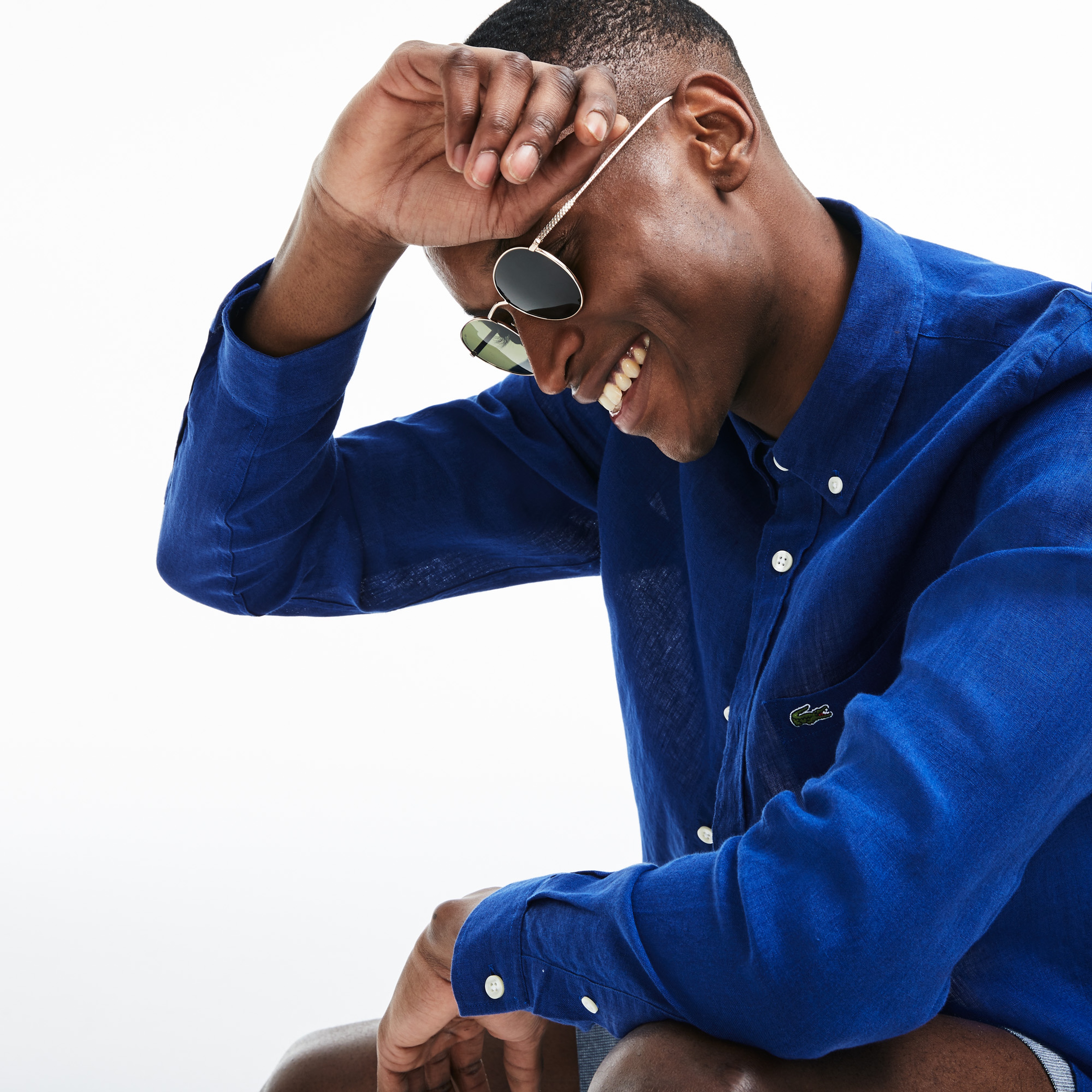 Lacoste Erkek Regular Fit Lacivert Gömlek