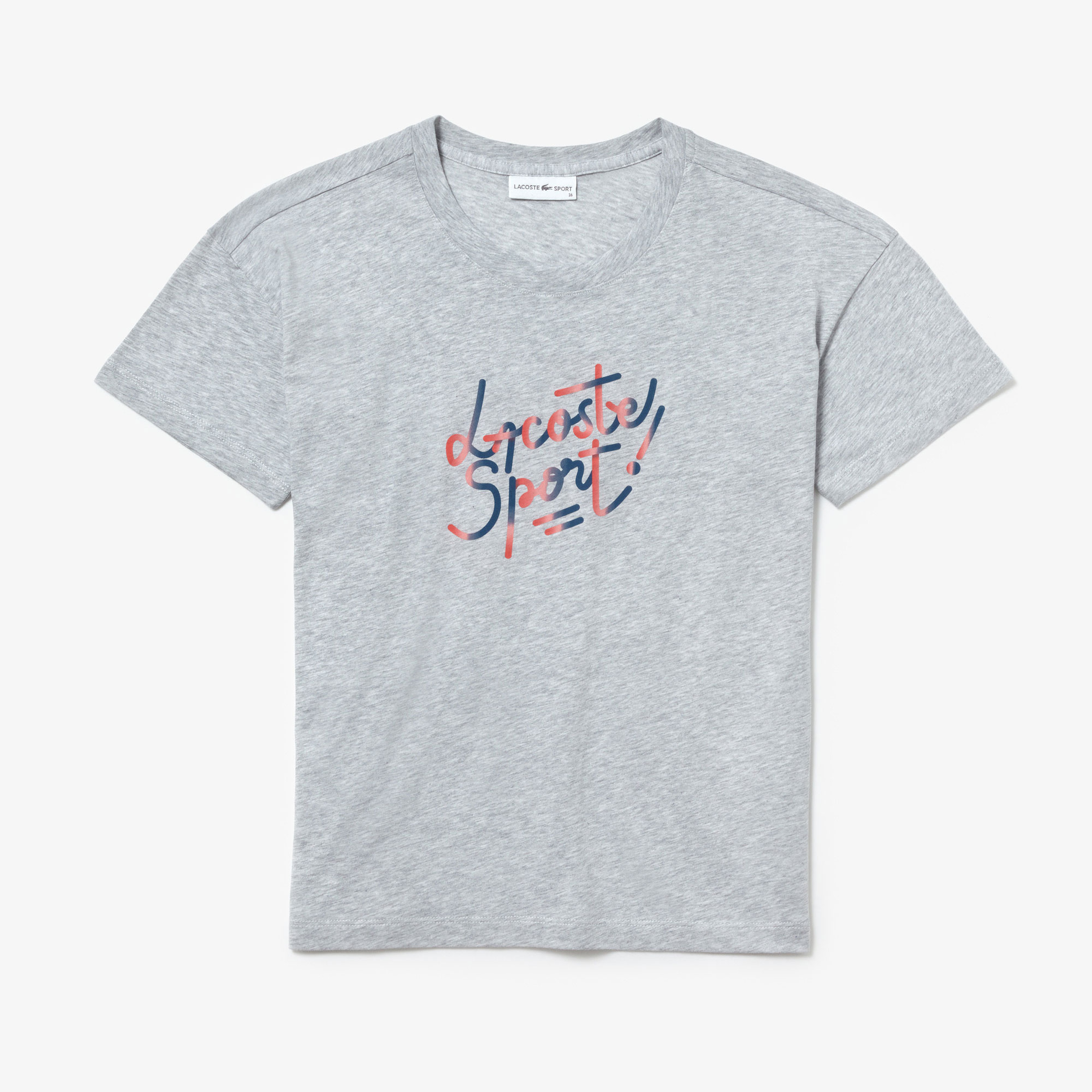 Lacoste Sport Kadın Gri T-Shirt