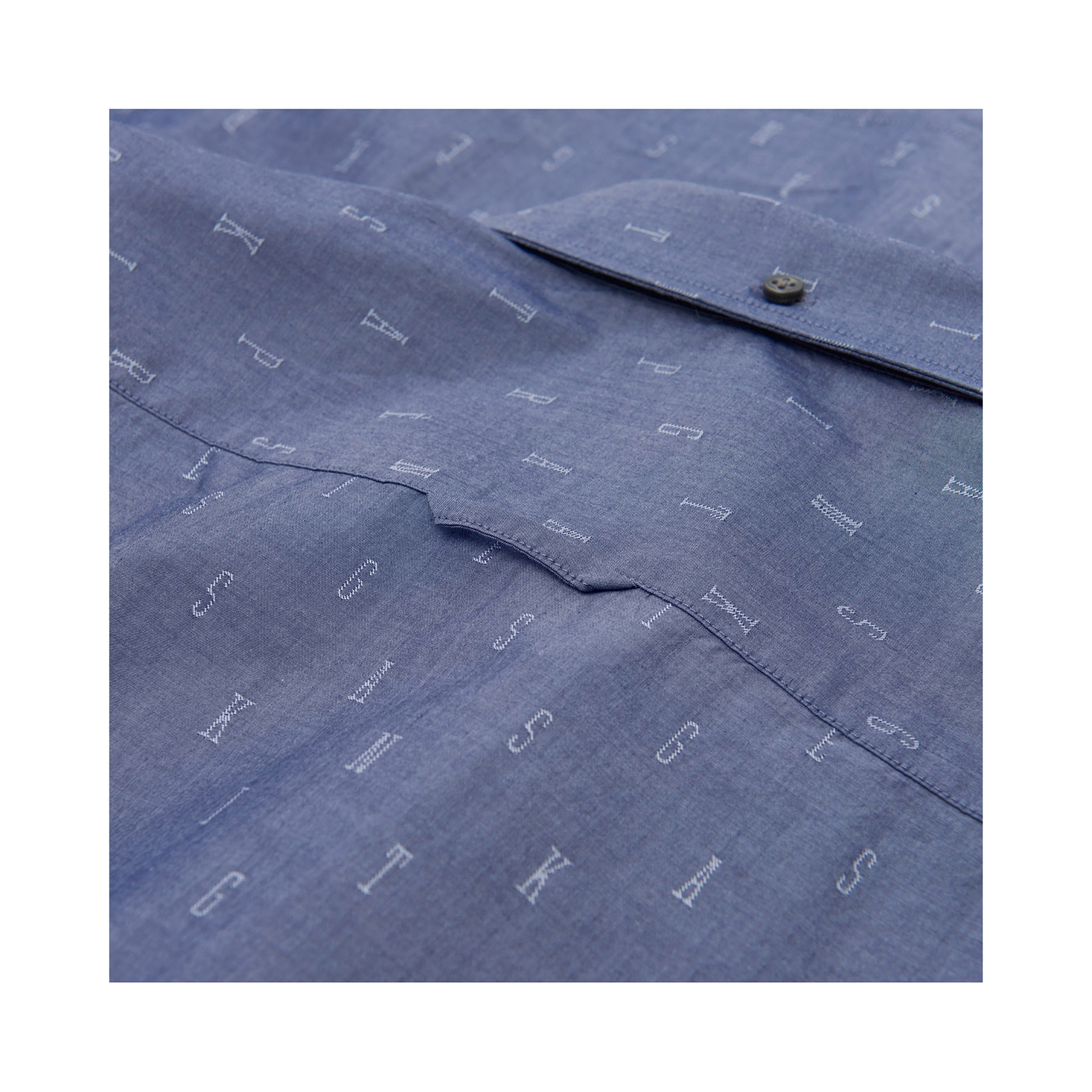 Gant Erkek Mavi Slim Fit Gömlek