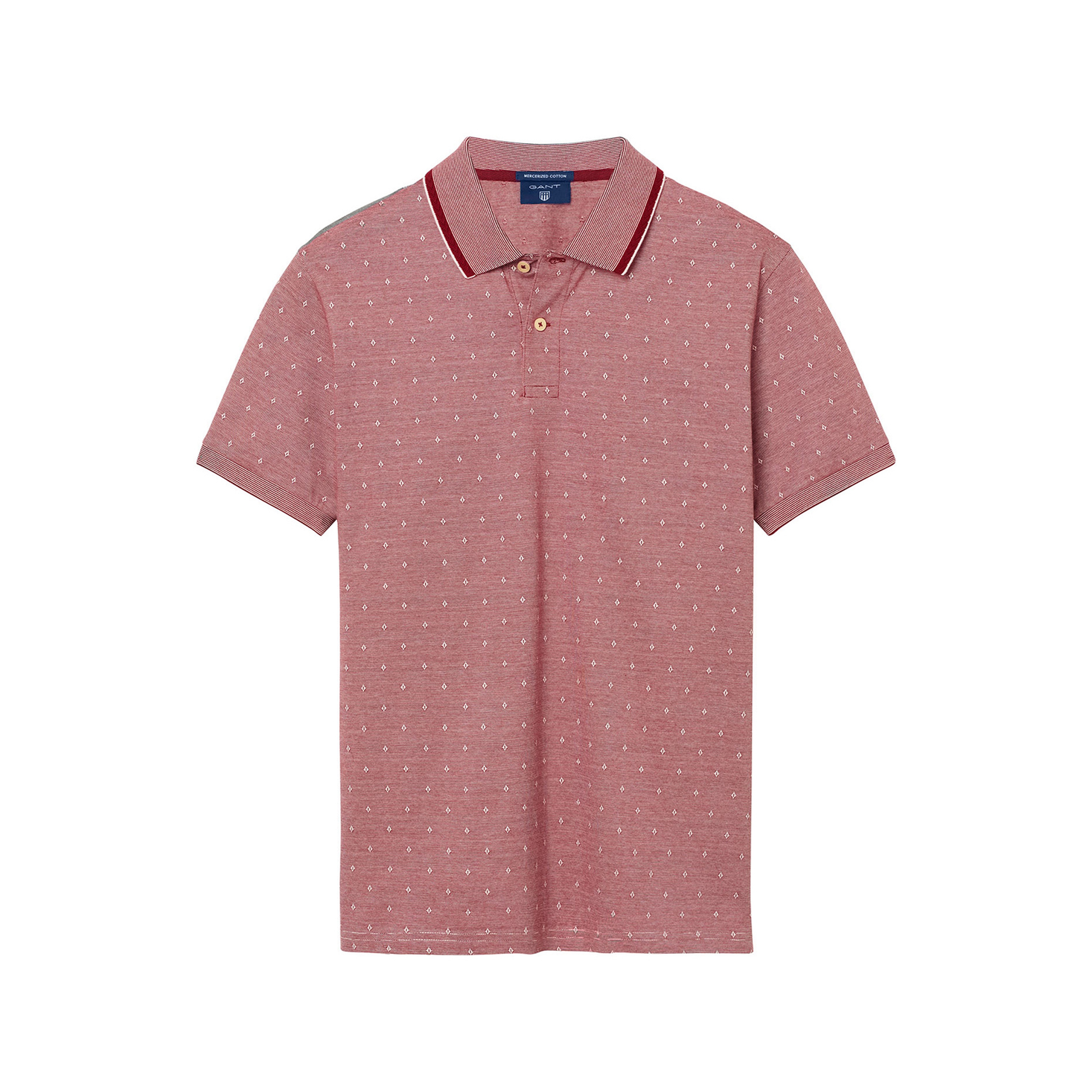 GANT Erkek Bordo Slim Fit Kısa Kollu Polo