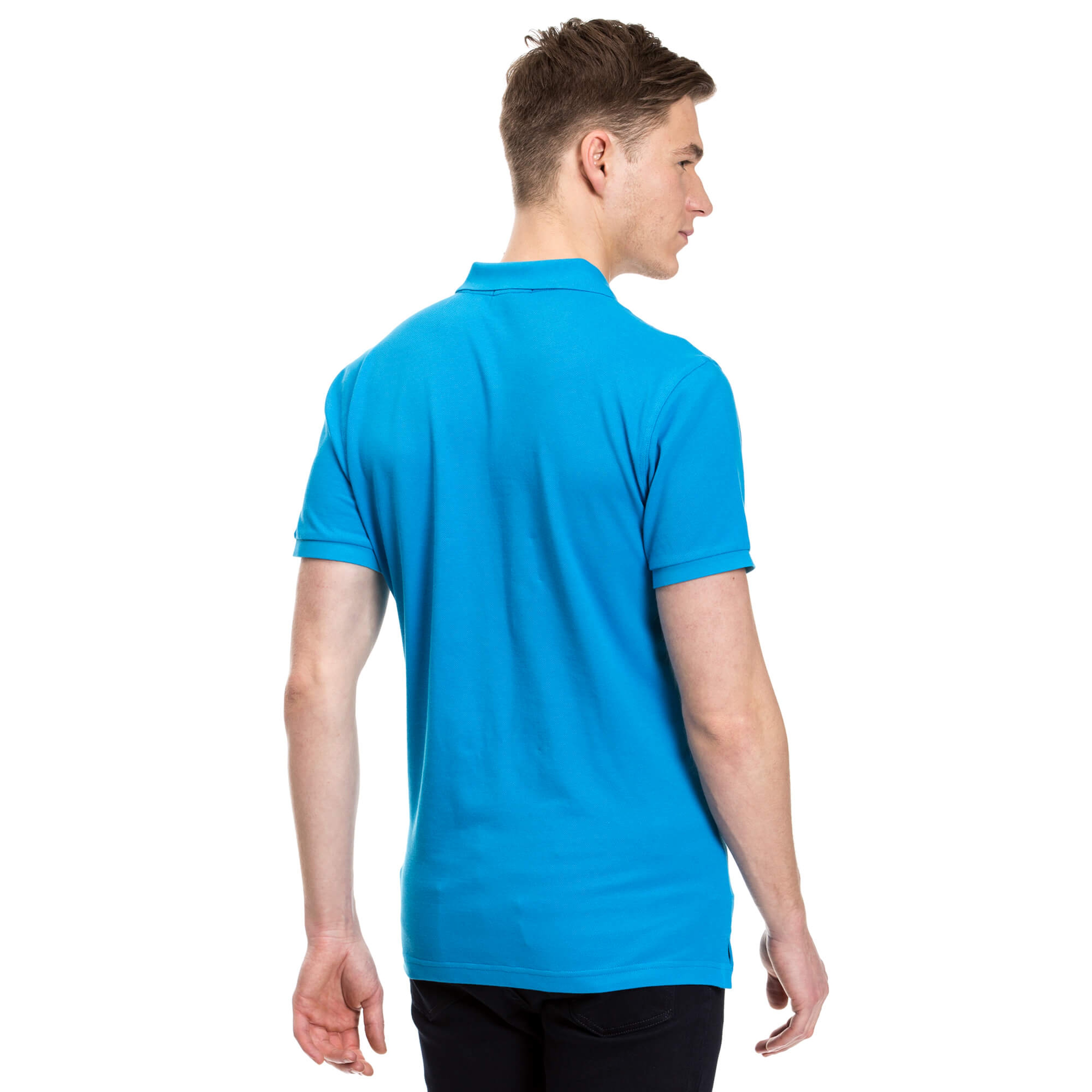 Erkek Mavi Regular Pike Polo