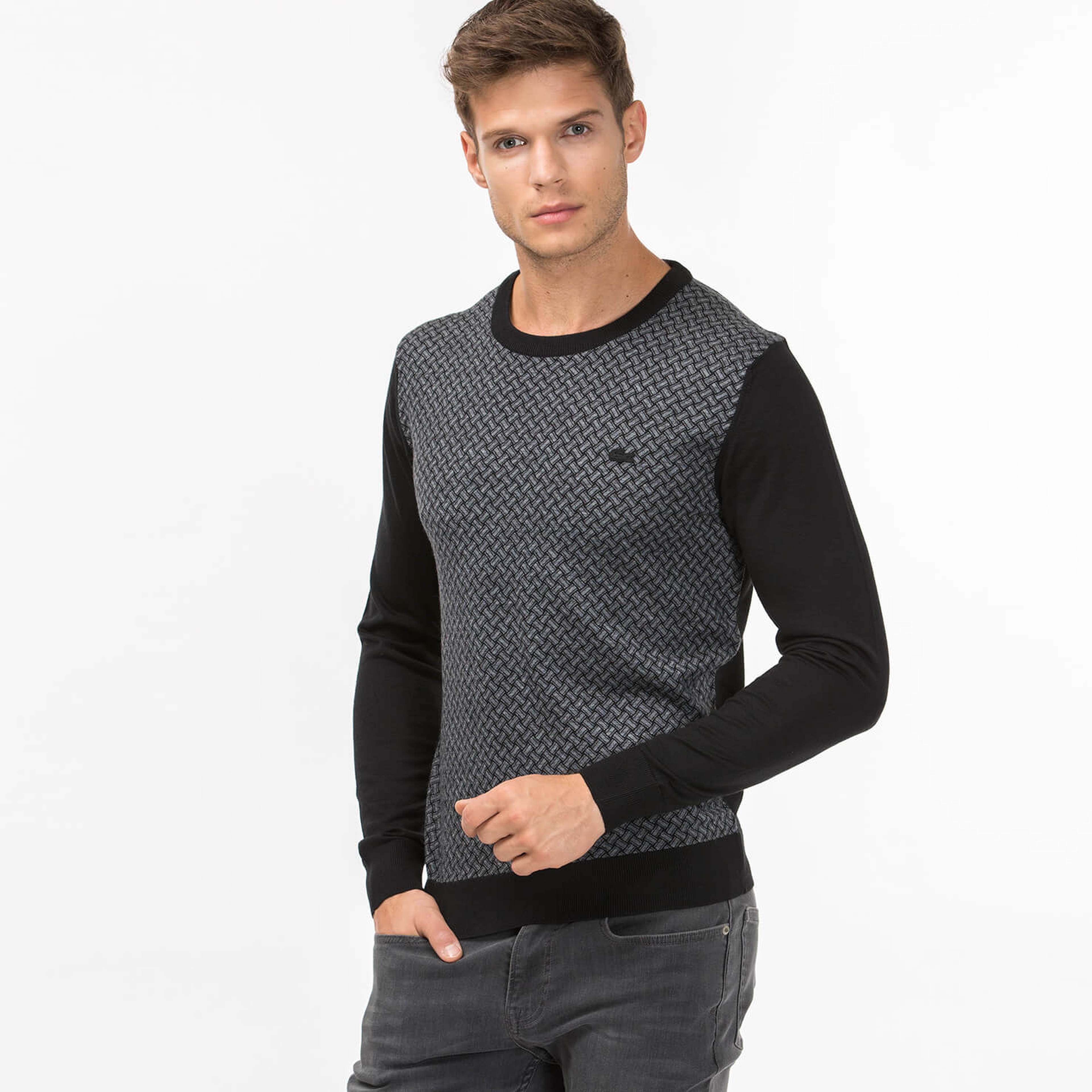 Lacoste Erkek Siyah Triko