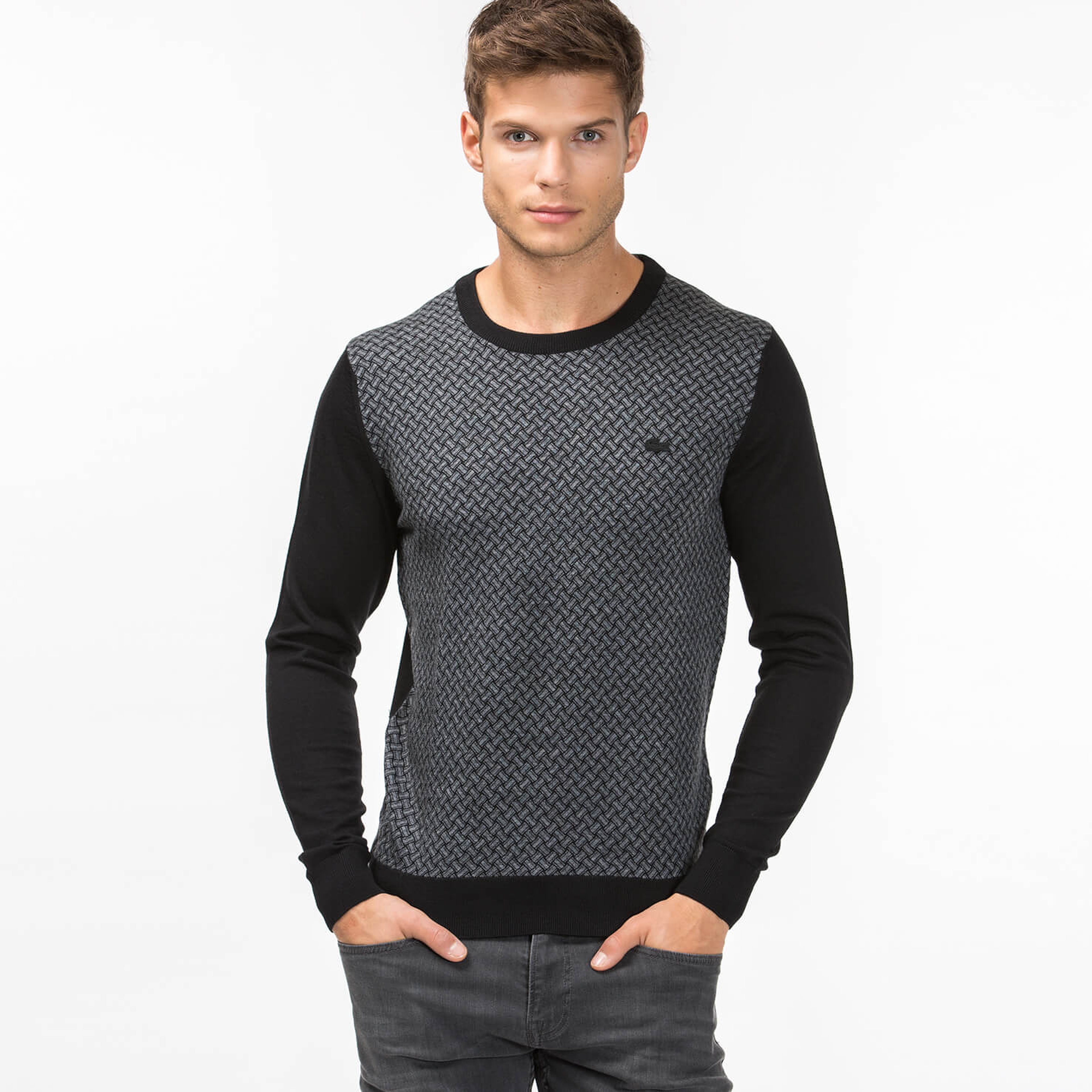 Lacoste Erkek Siyah Triko