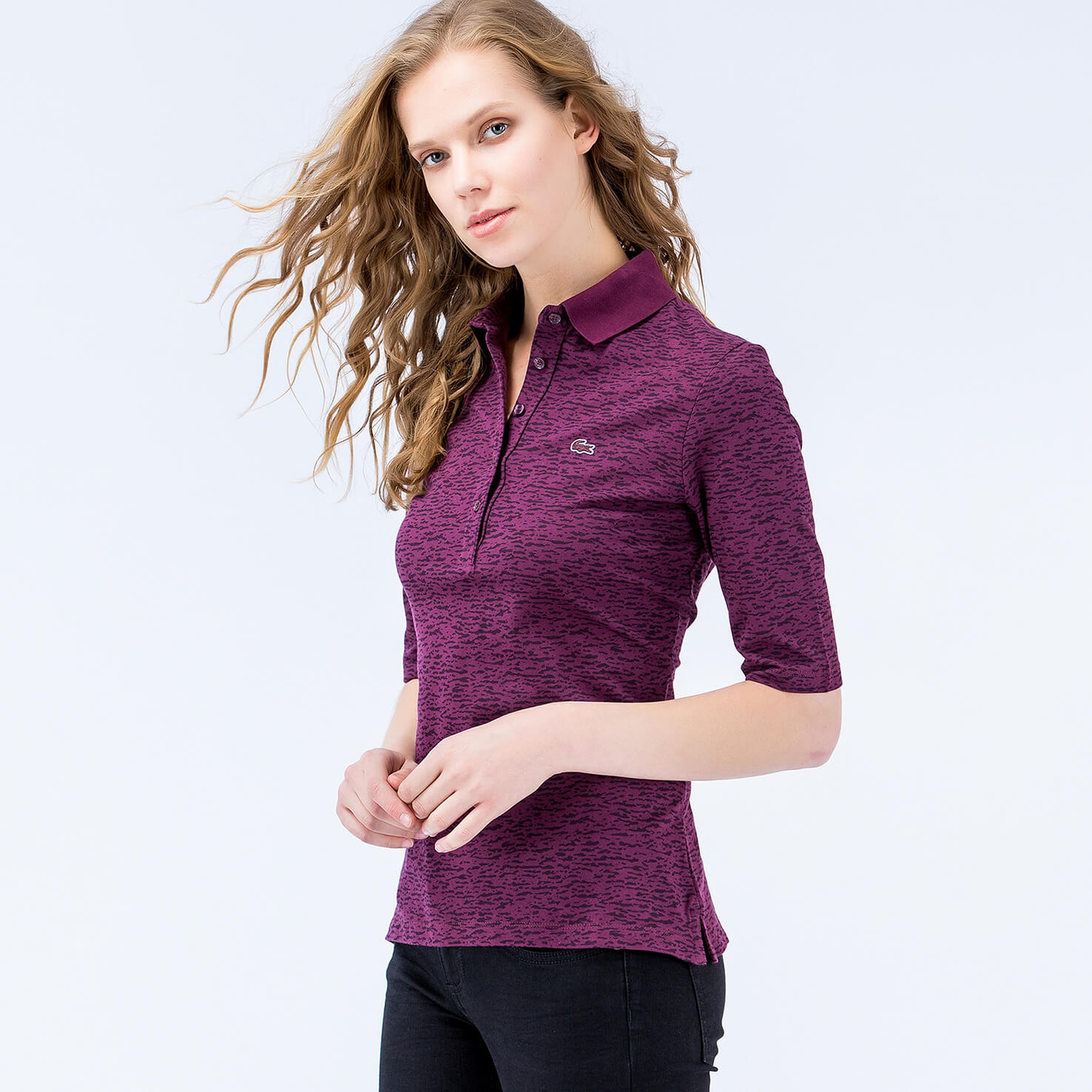 Lacoste Kadın Bordo Polo