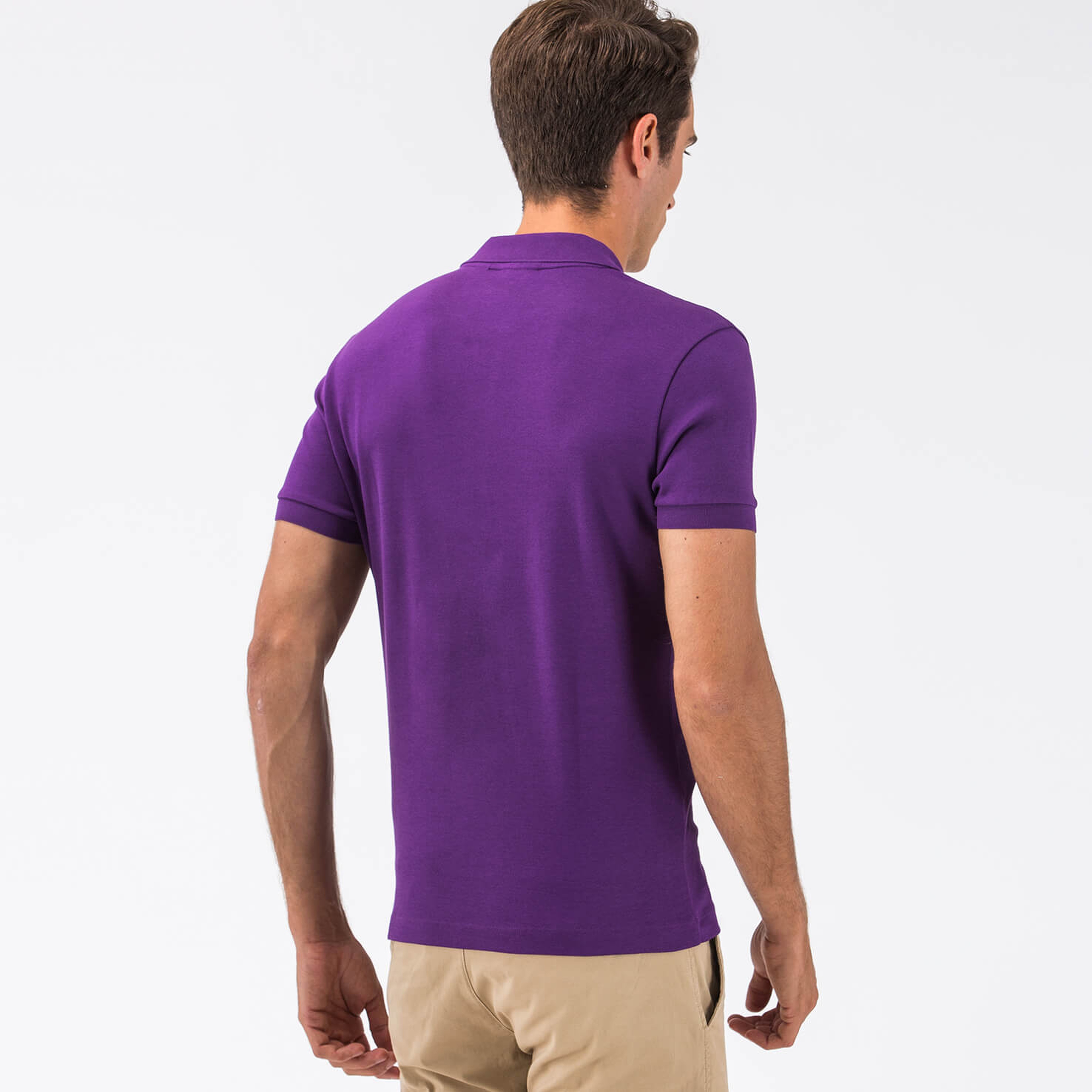 Lacoste Erkek Mor Regular Fit Polo