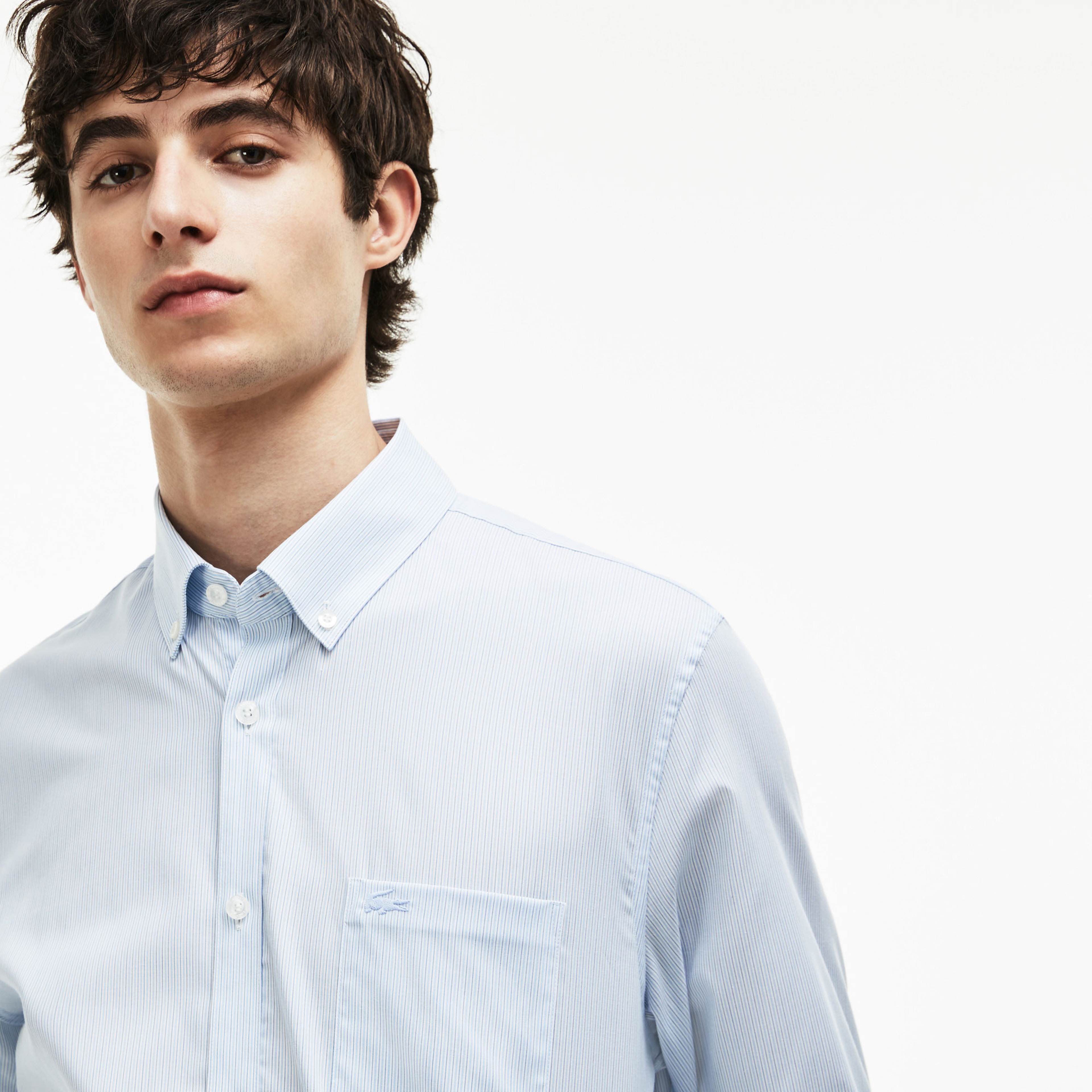 Lacoste Erkek Regular Fit Mavi Gömlek