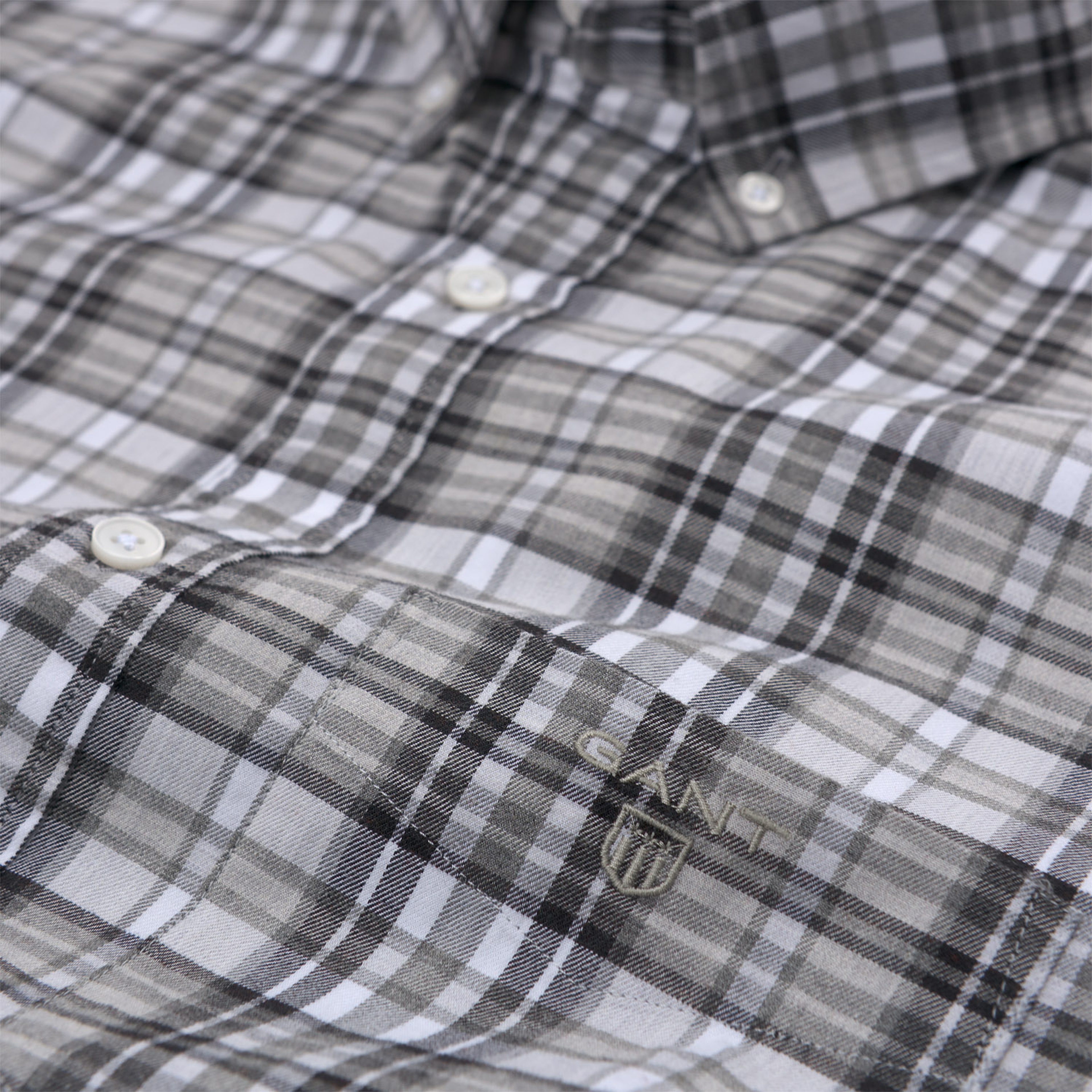 Gant Erkek Gri Regular Fit Gömlek