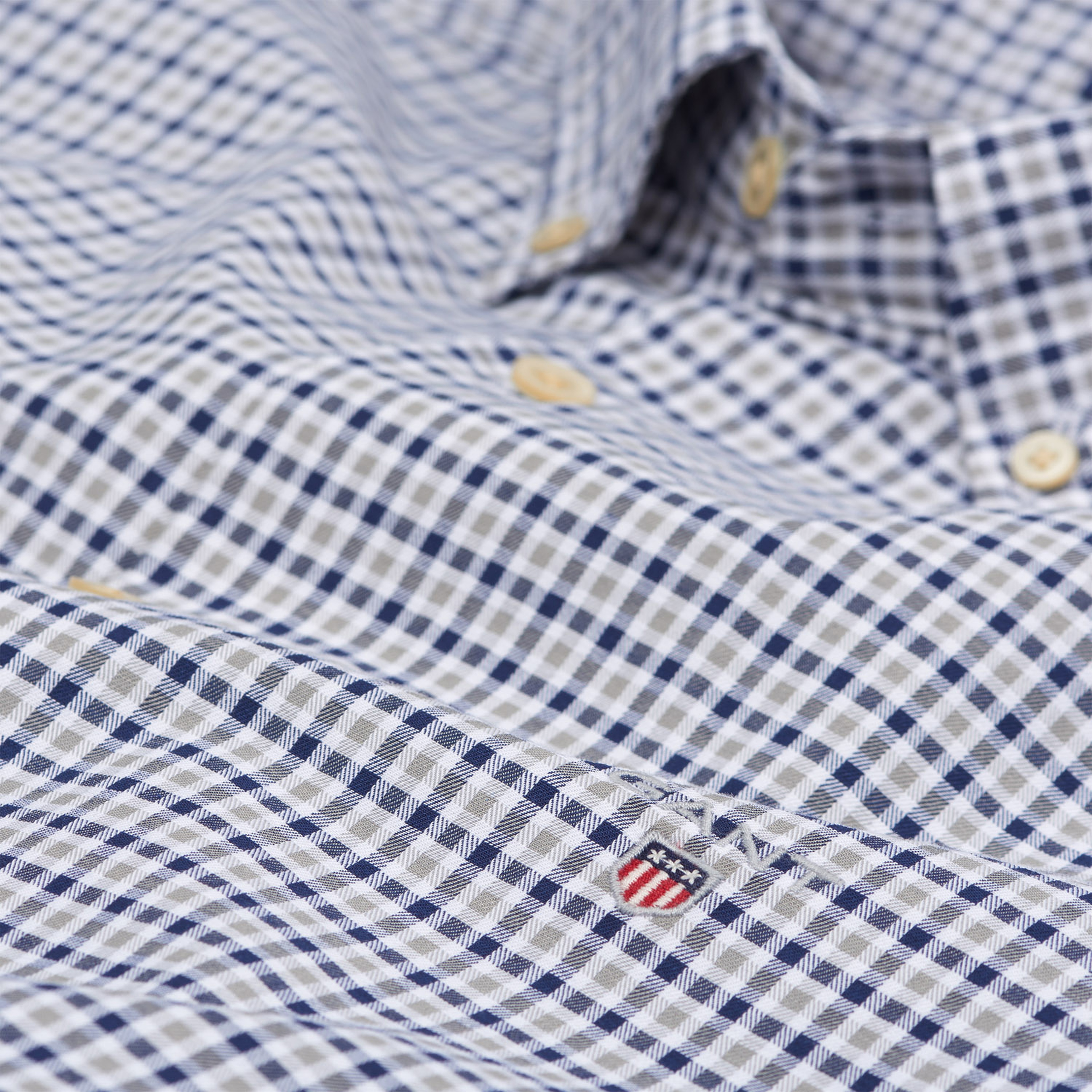 Gant Erkek Mavi Uzun Kollu Regular Fit Gömlek