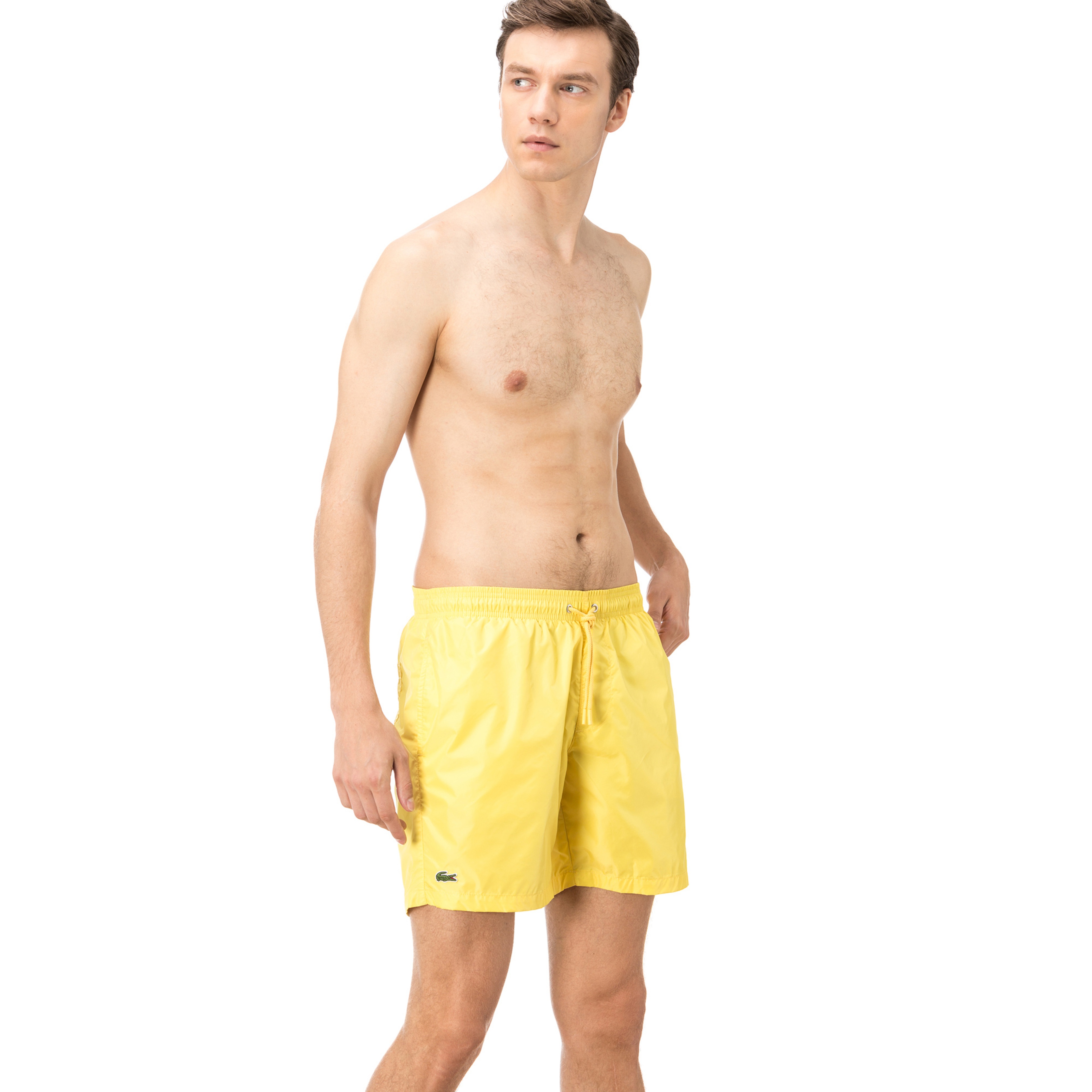 Lacoste Erkek Sarı Mayo Şort