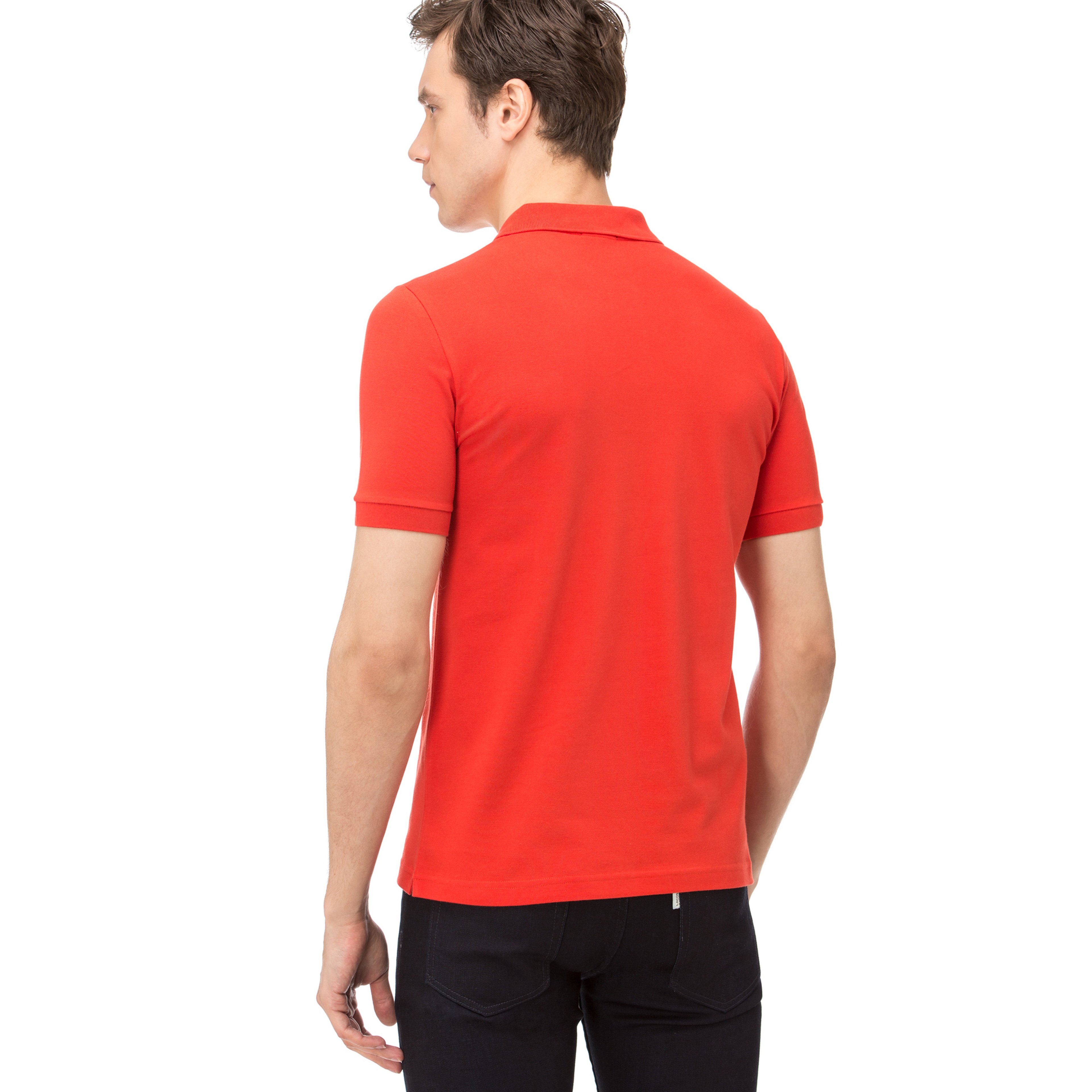Lacoste L!ve Erkek Slim Fit Kırmızı Polo