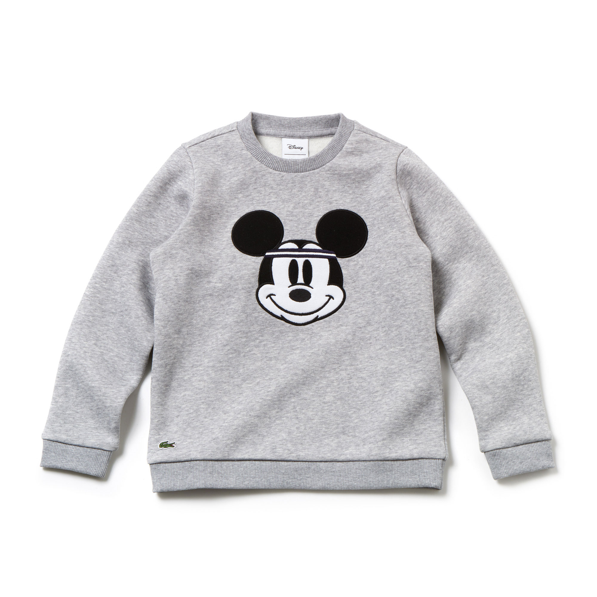 Lacoste X Disney Unisex Çocuk Mickey Baskılı Gri Sweatshirt