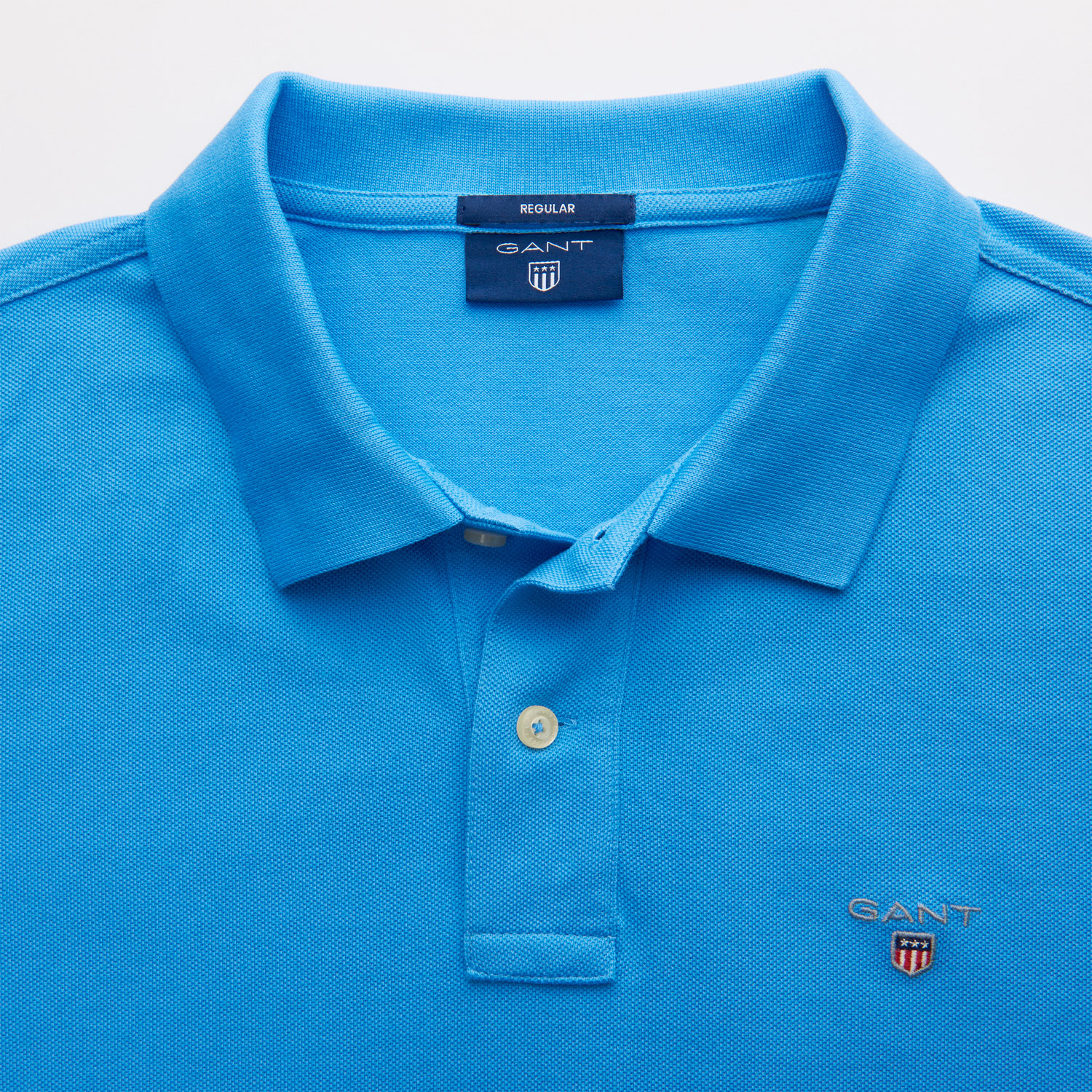 Gant Erkek Mavi Regular Fit Polo