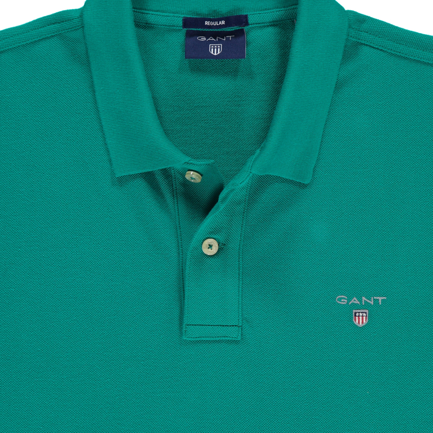 Gant Erkek Yeşil Regular Fit Piqué Polo
