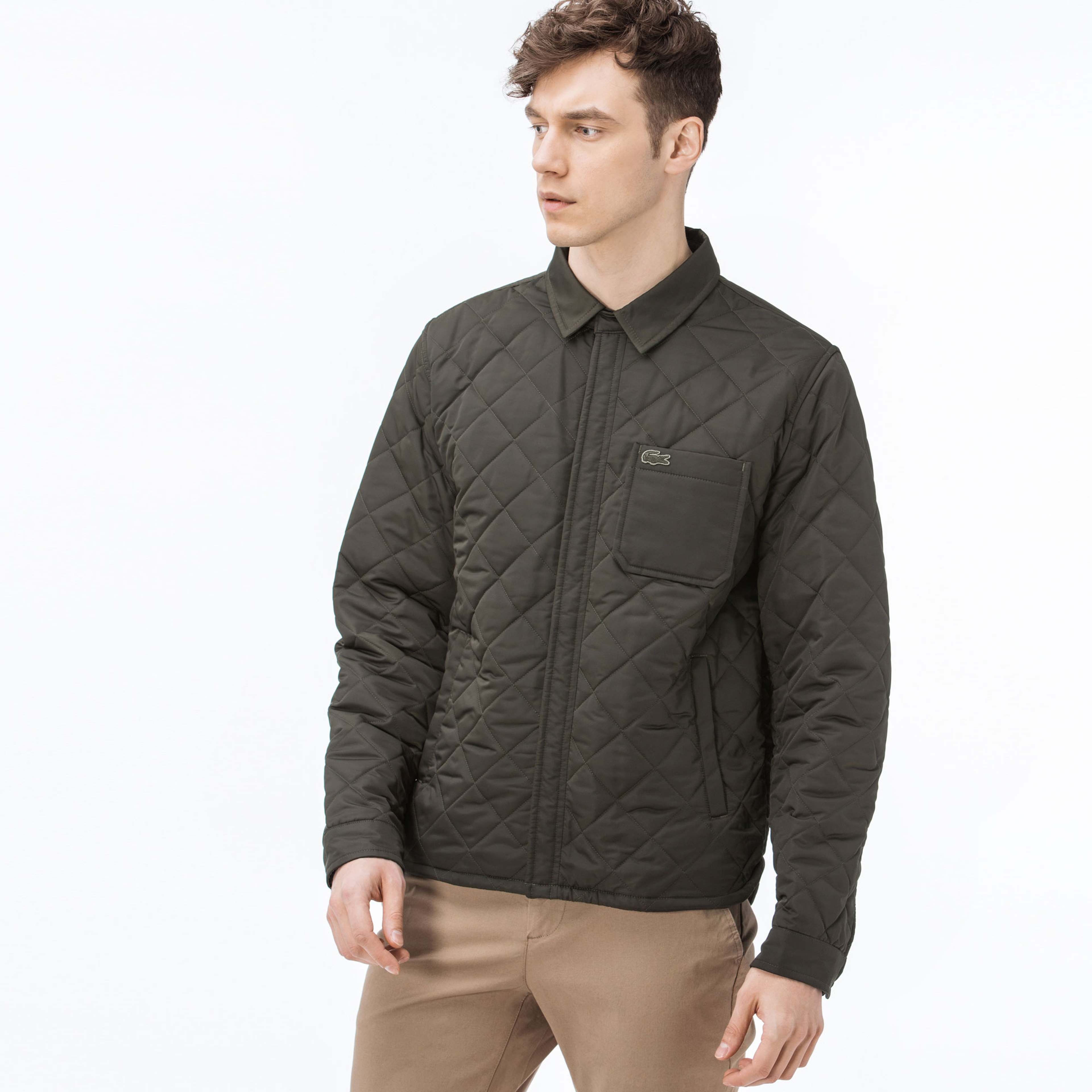 Lacoste Erkek Kapitone Haki Mont