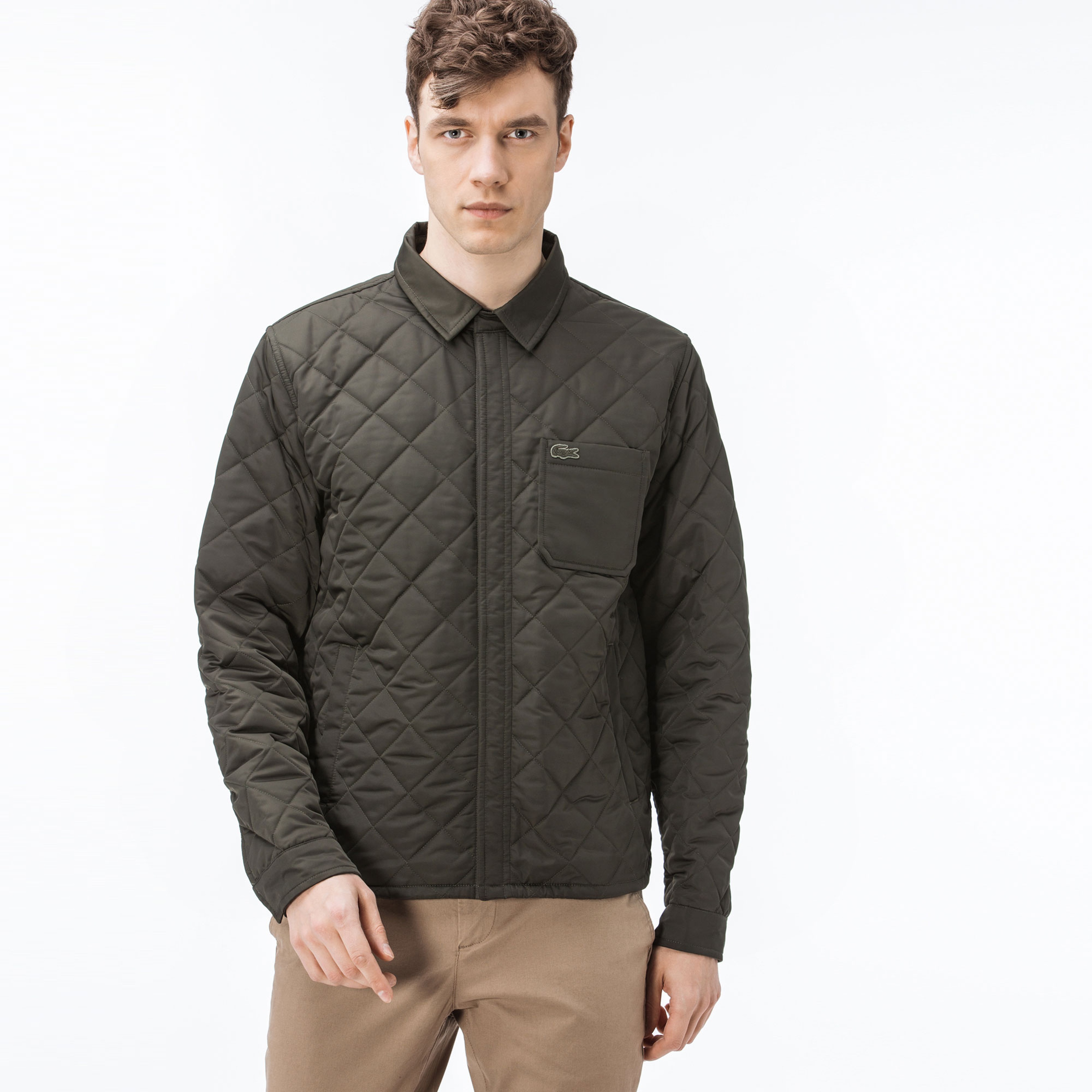 Lacoste Erkek Kapitone Haki Mont