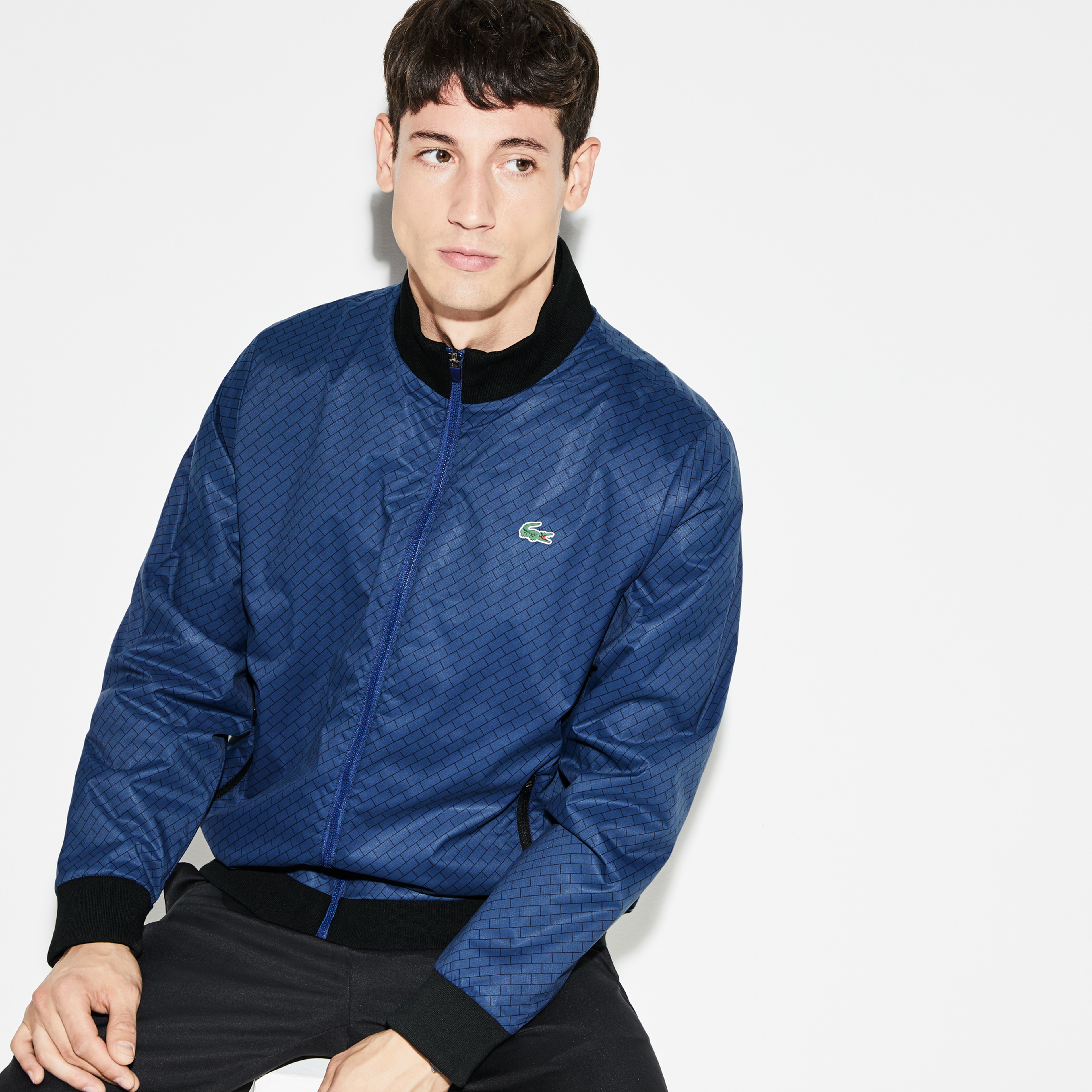 Lacoste Sport Erkek Lacivert Mont