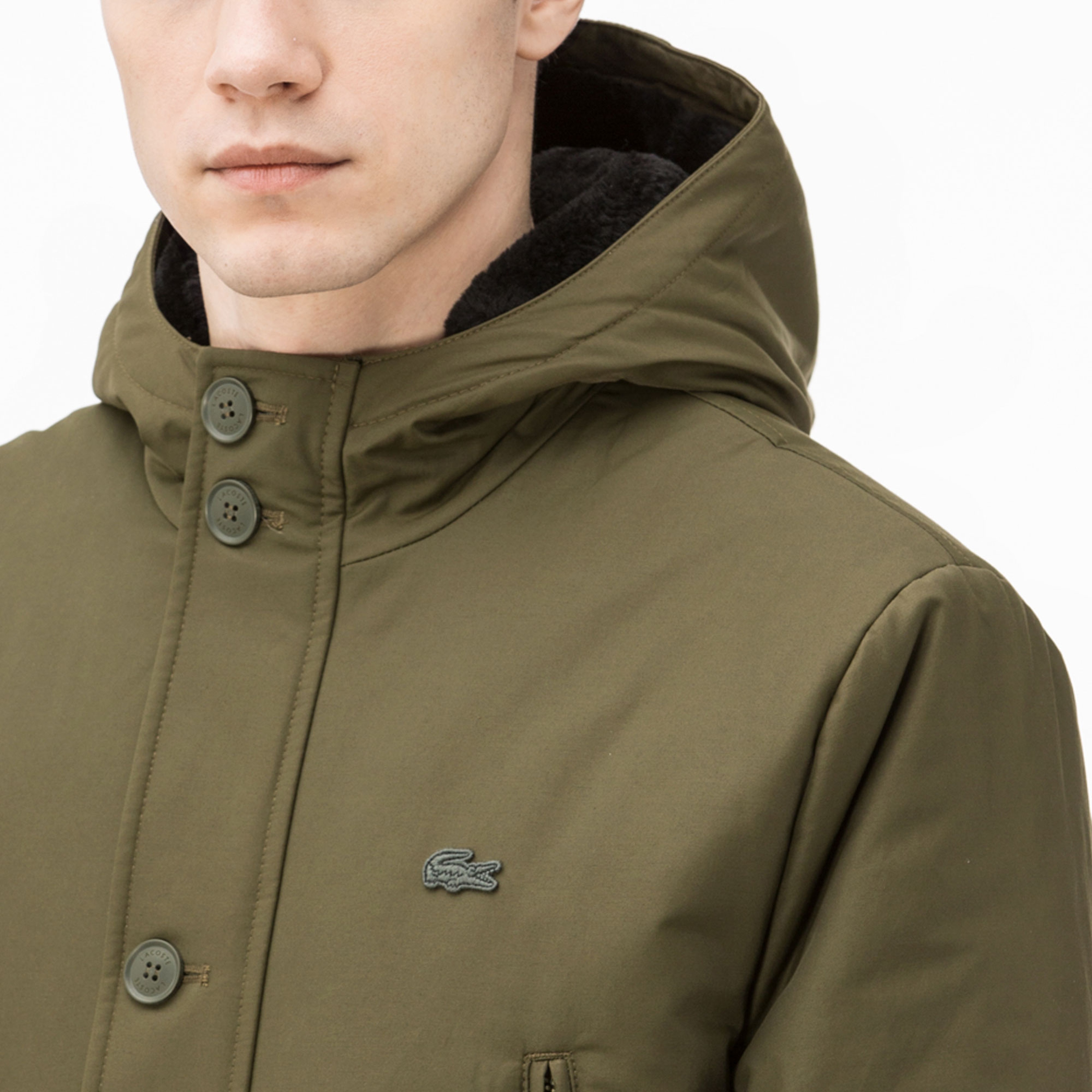 Lacoste Erkek Yeşil Mont