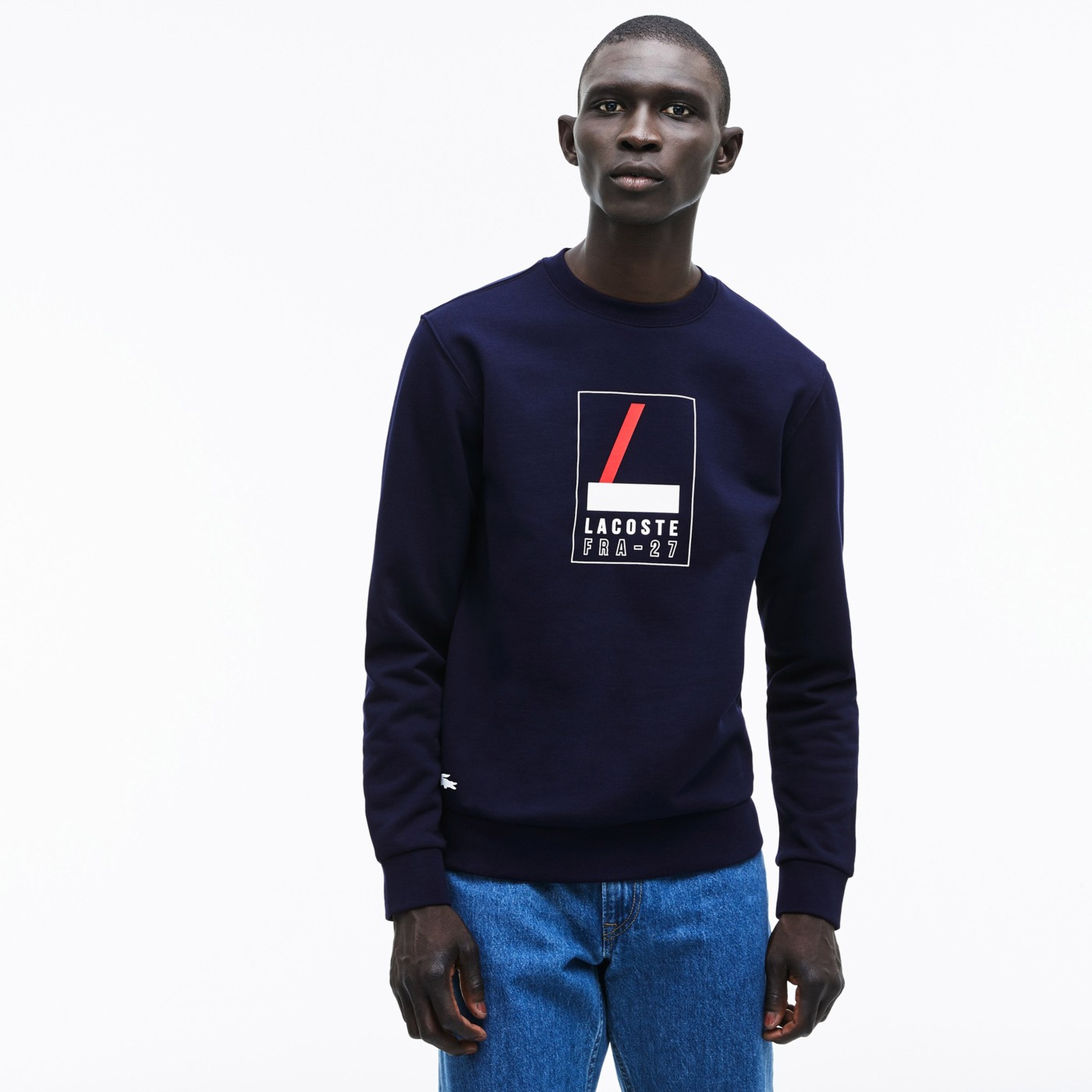 Lacoste Erkek Lacivert Sweatshirt