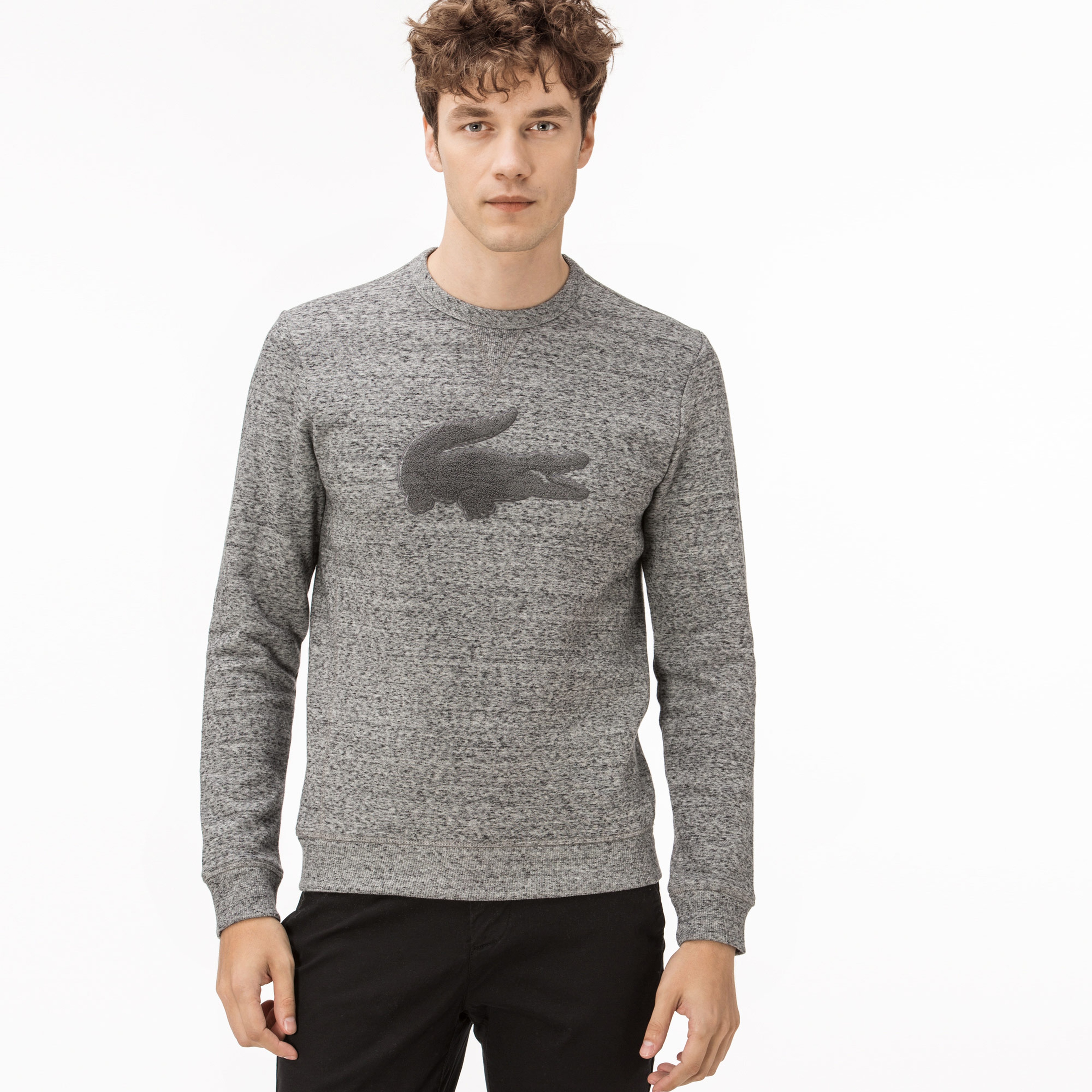 Lacoste Erkek Gri Sweatshirt