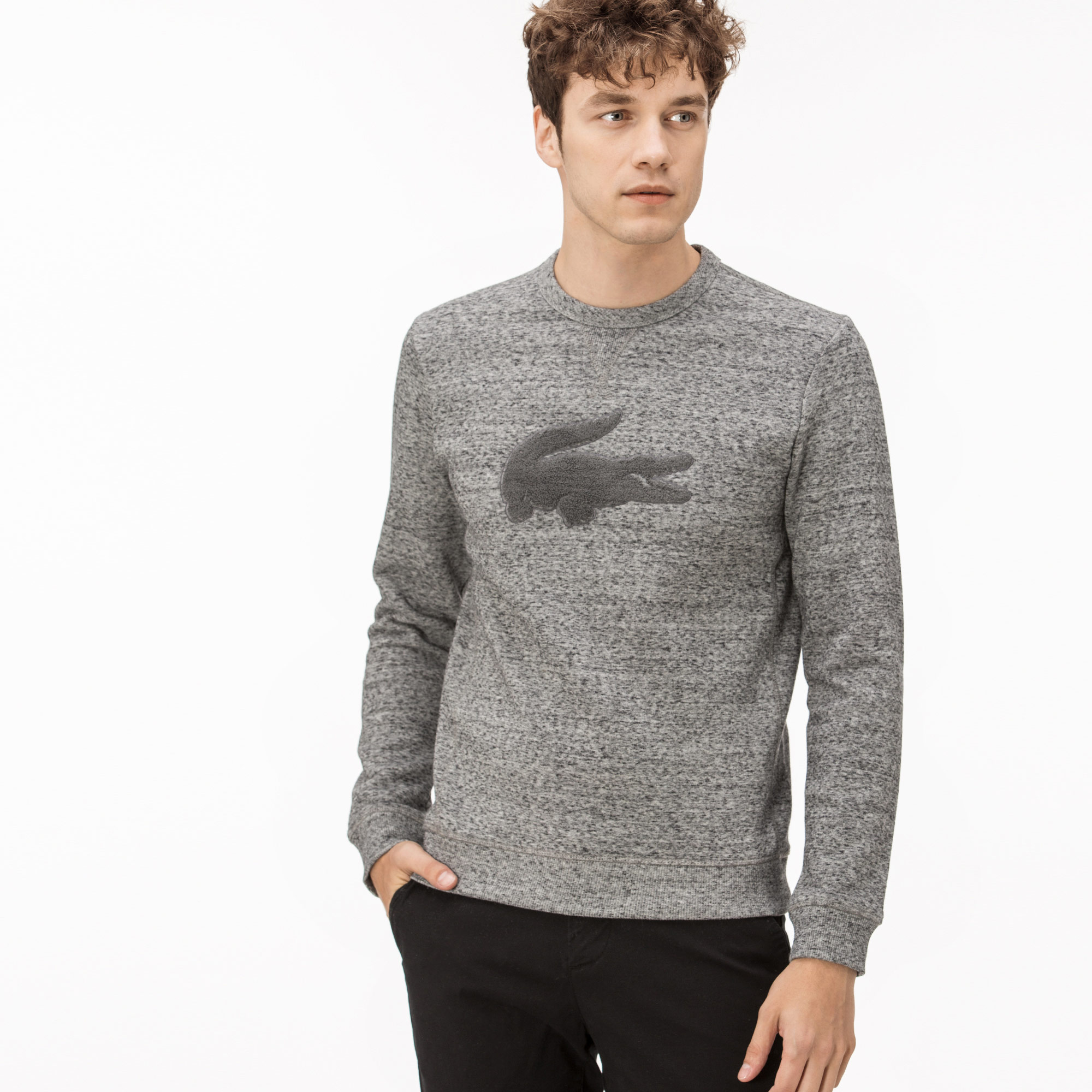 Lacoste Erkek Gri Sweatshirt