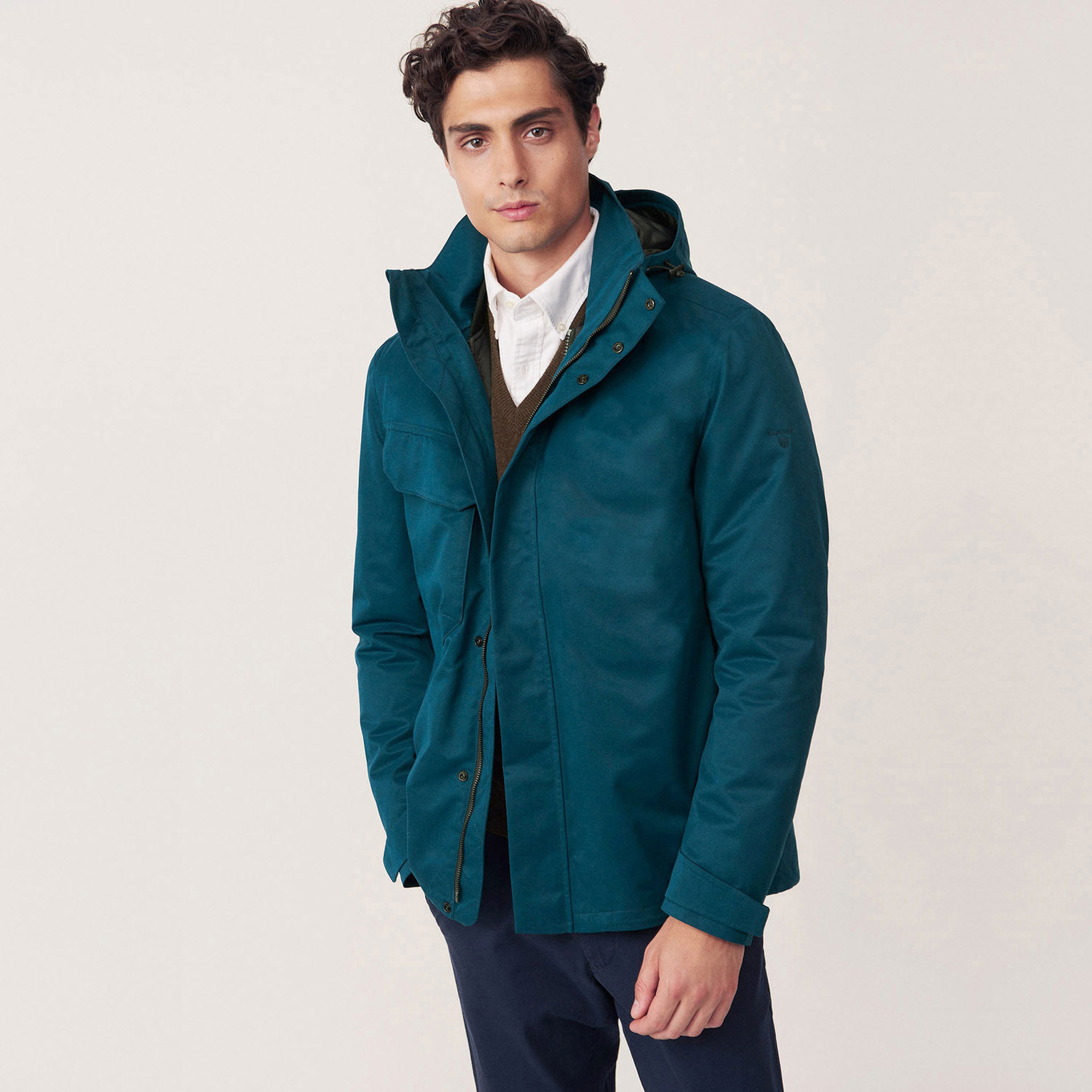 Gant Erkek The Tech Double Yeşil Mont