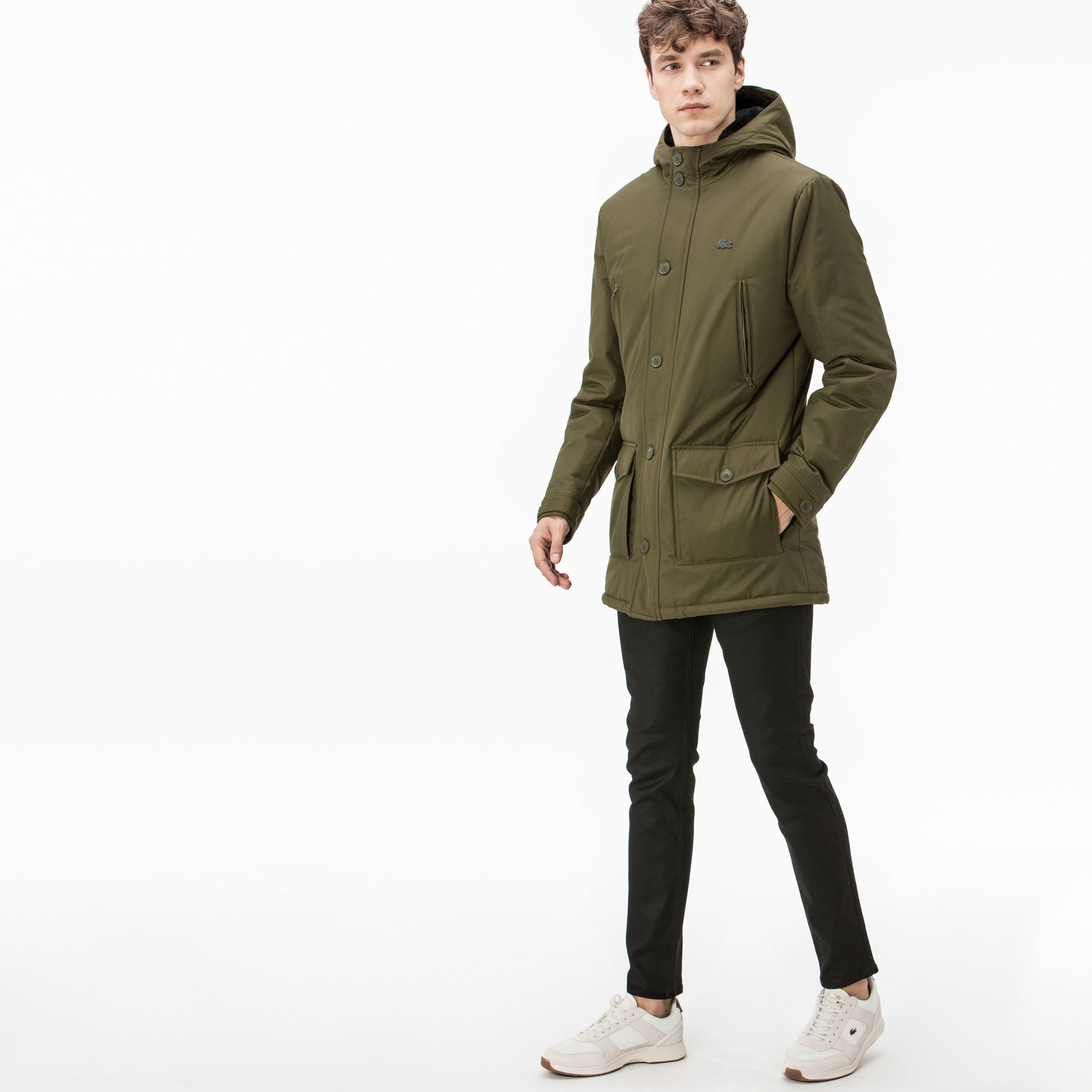 Lacoste Erkek Yeşil Mont