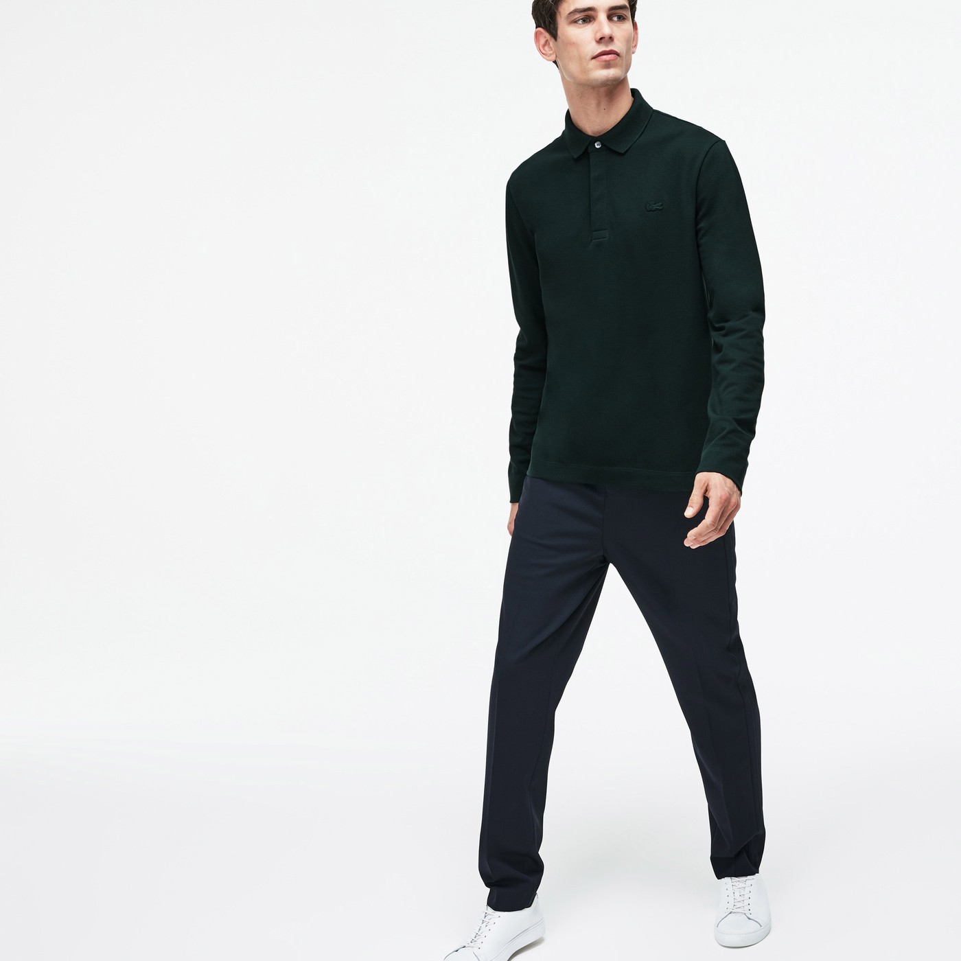 Lacoste Erkek Yeşil Regular Fit Polo