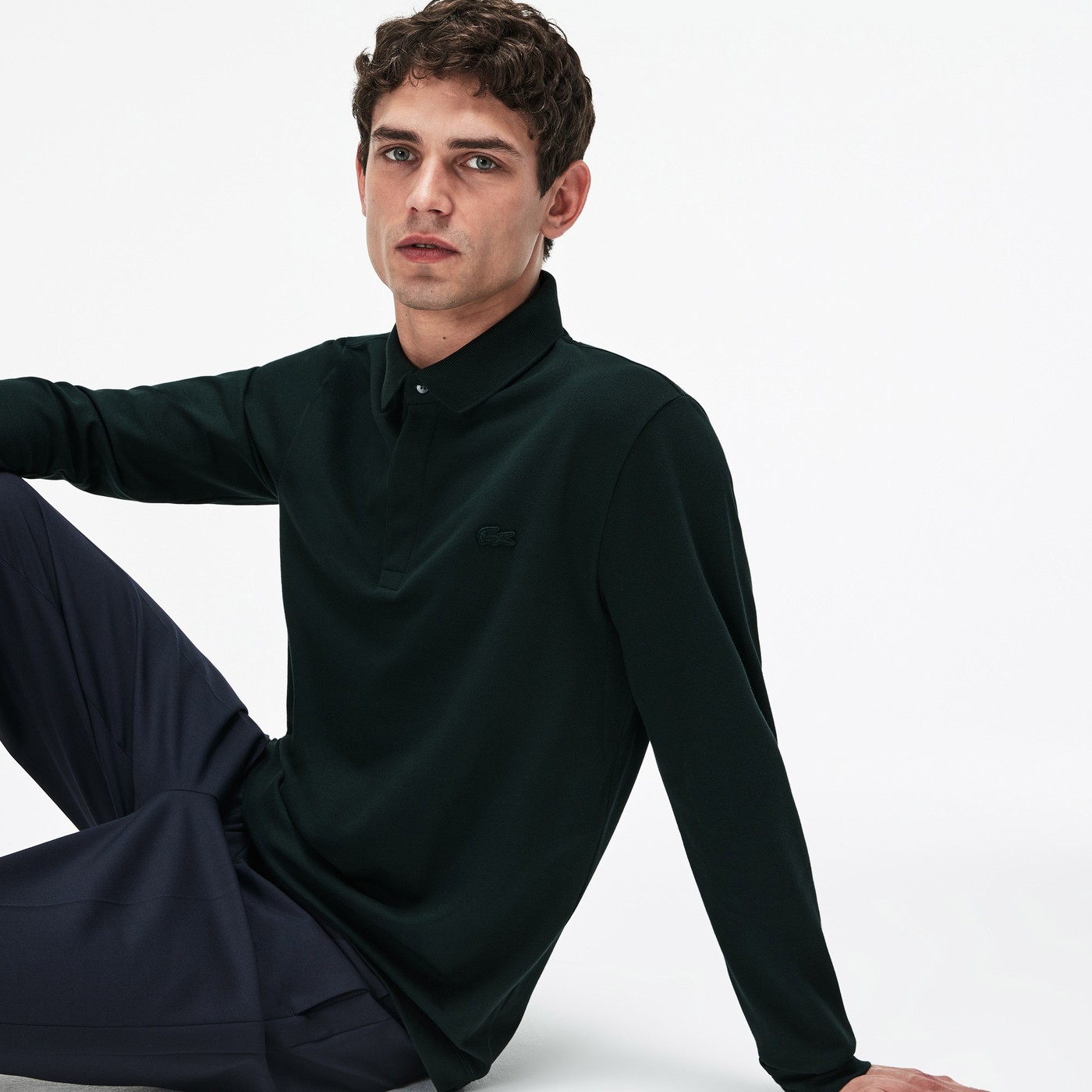 Lacoste Erkek Yeşil Regular Fit Polo