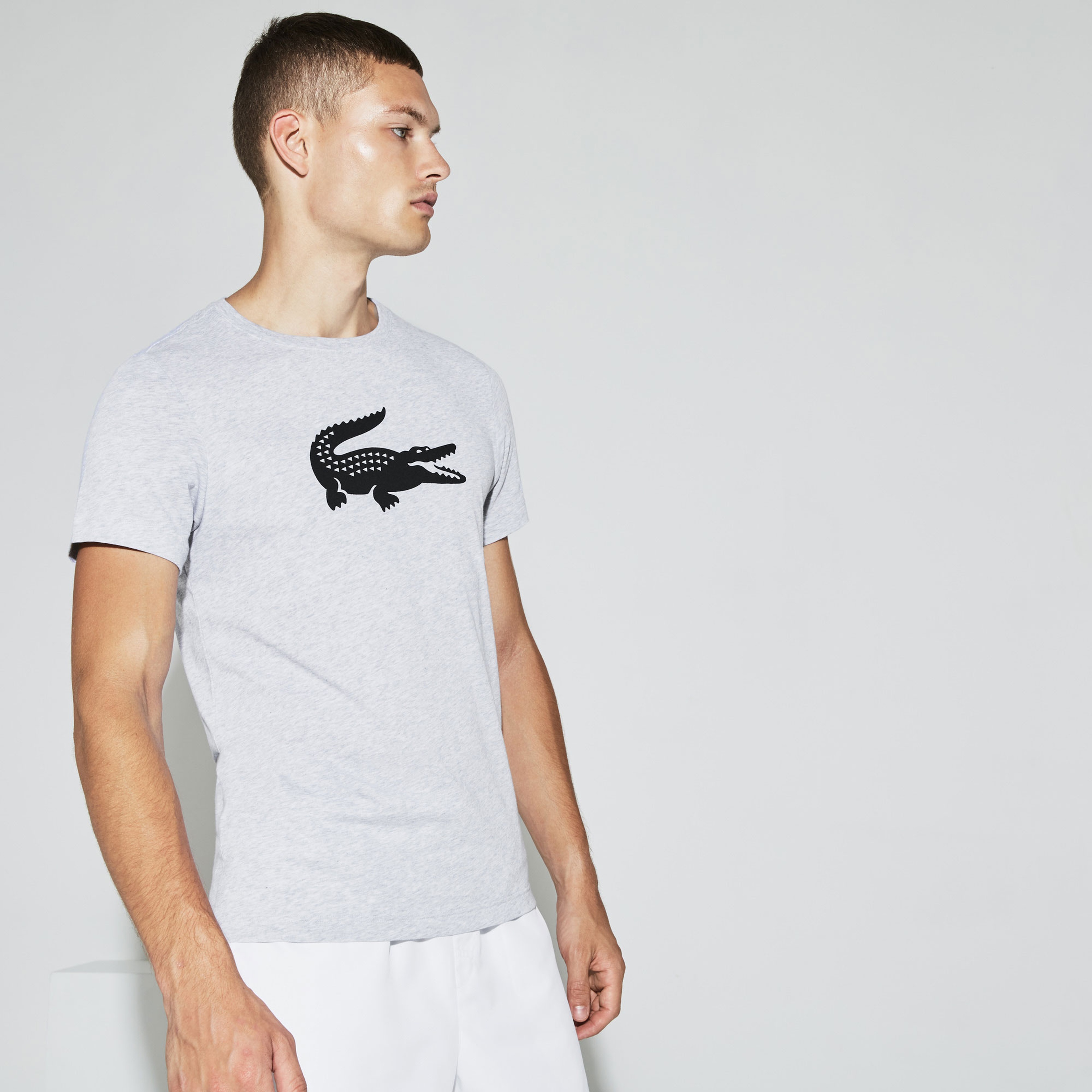 Lacoste Erkek Gri T-Shirt