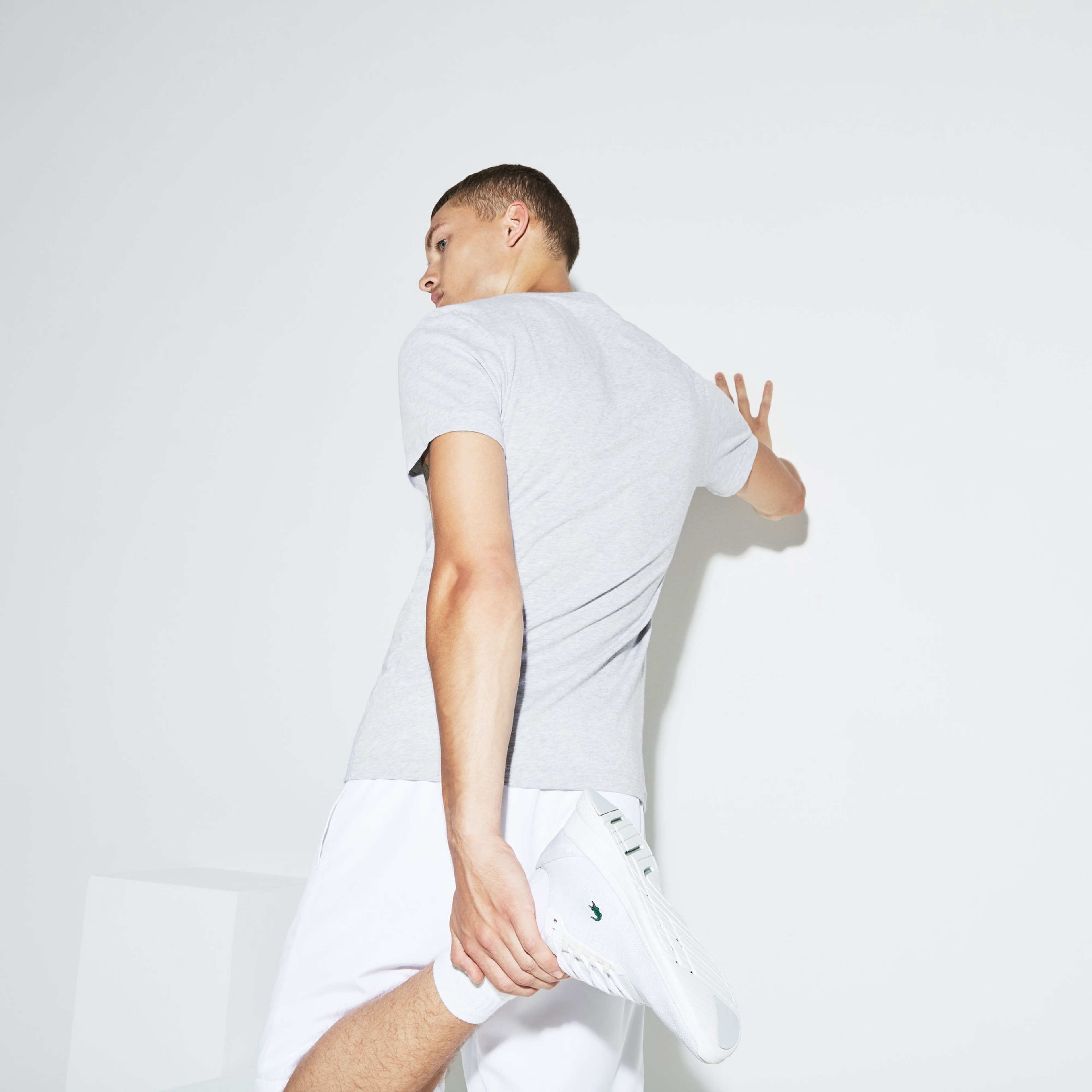 Lacoste Erkek Gri T-Shirt