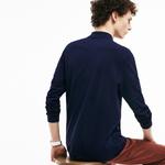 L.12.12 Erkek Classic Fit Uzun Kollu Lacivert Polo