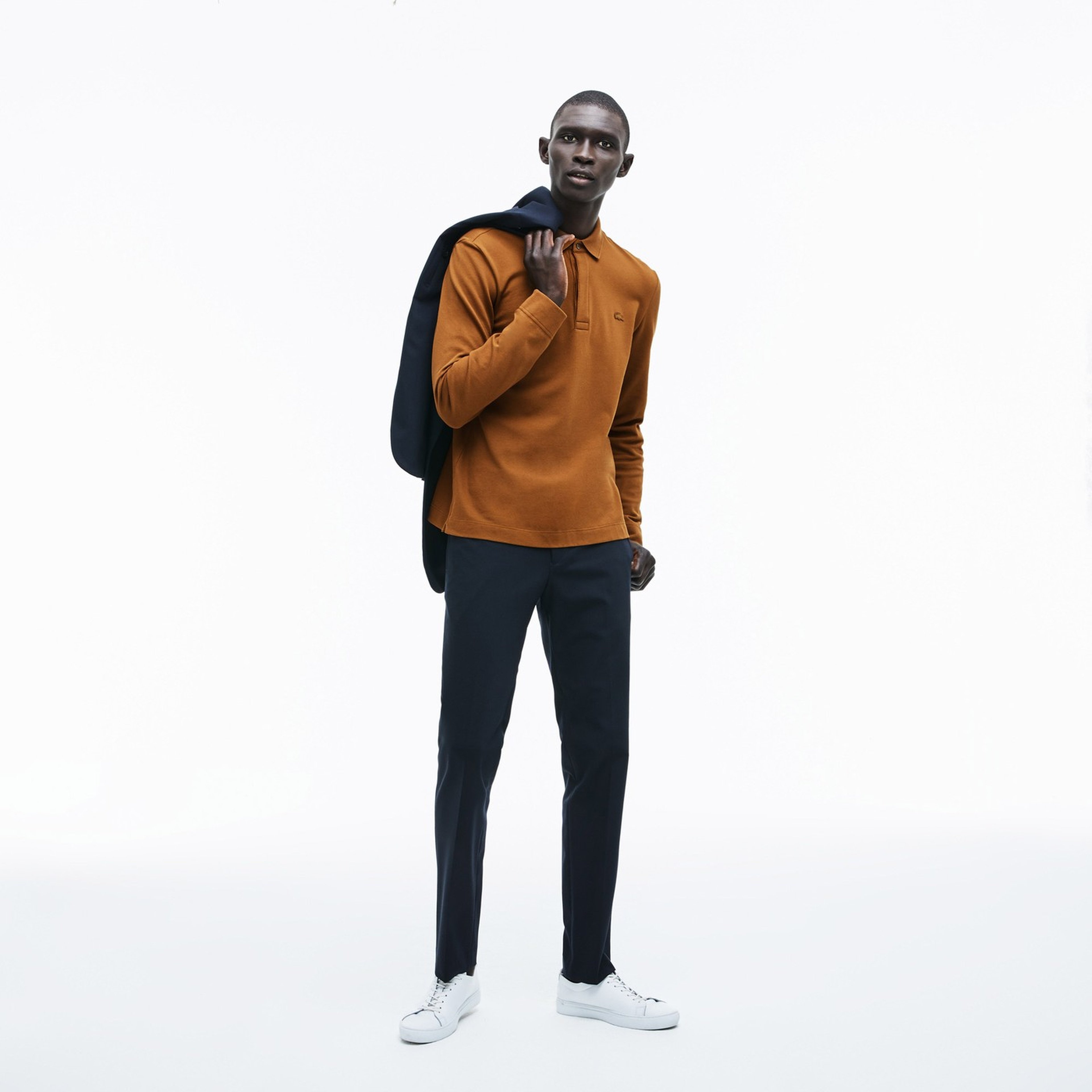 Lacoste Erkek Kahverengi Regular Fit Polo