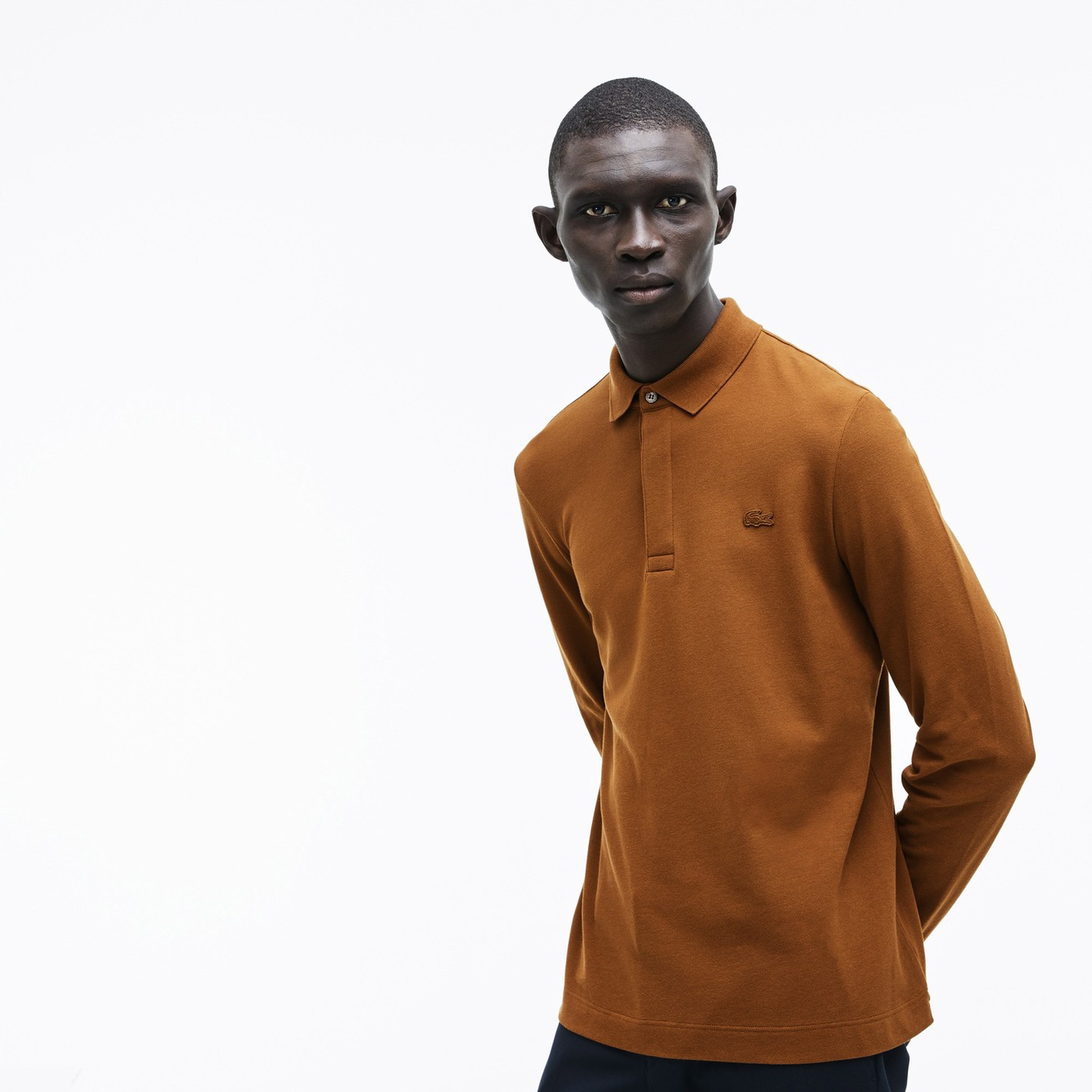 Lacoste Erkek Kahverengi Regular Fit Polo