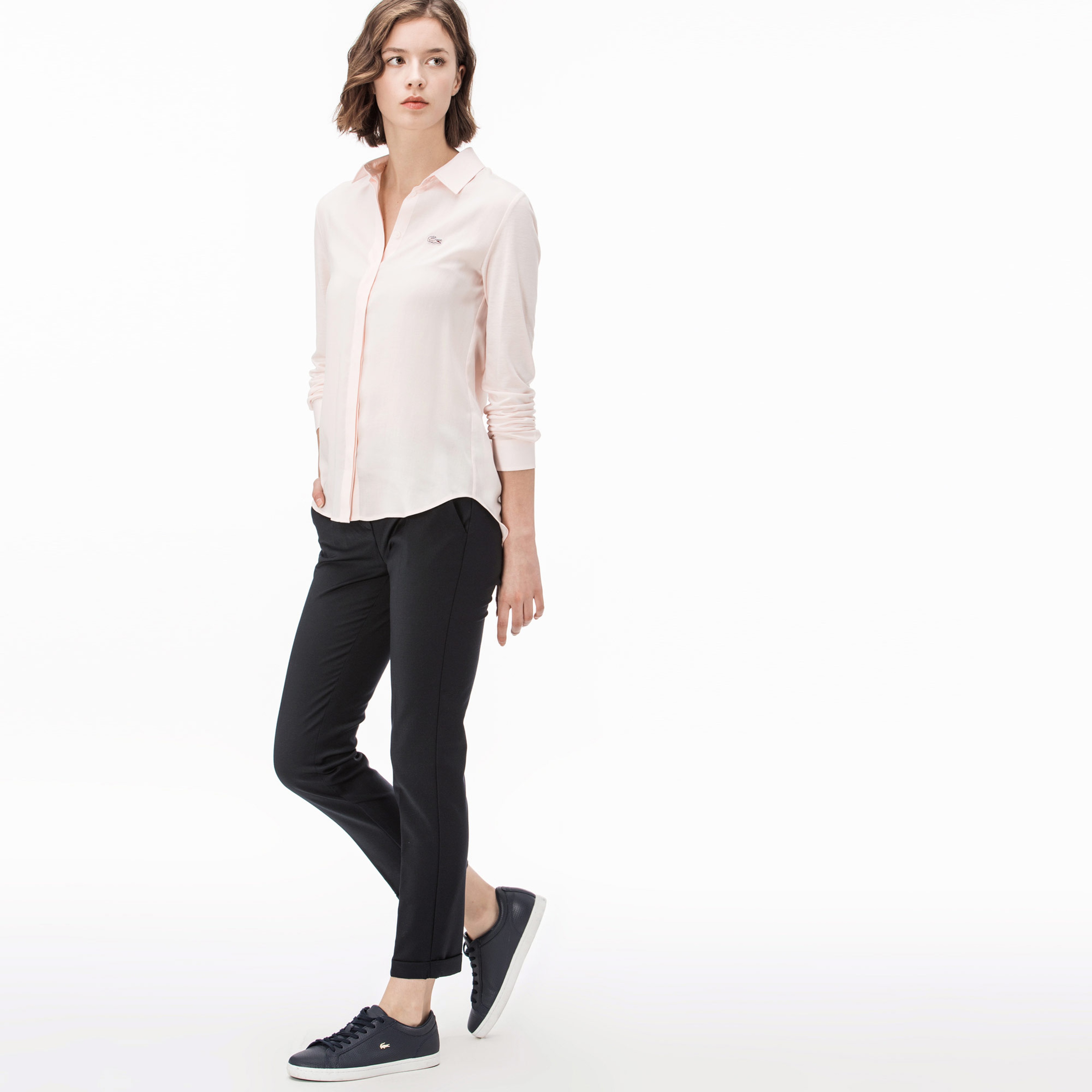 Lacoste Kadın Lacivert Pantolon