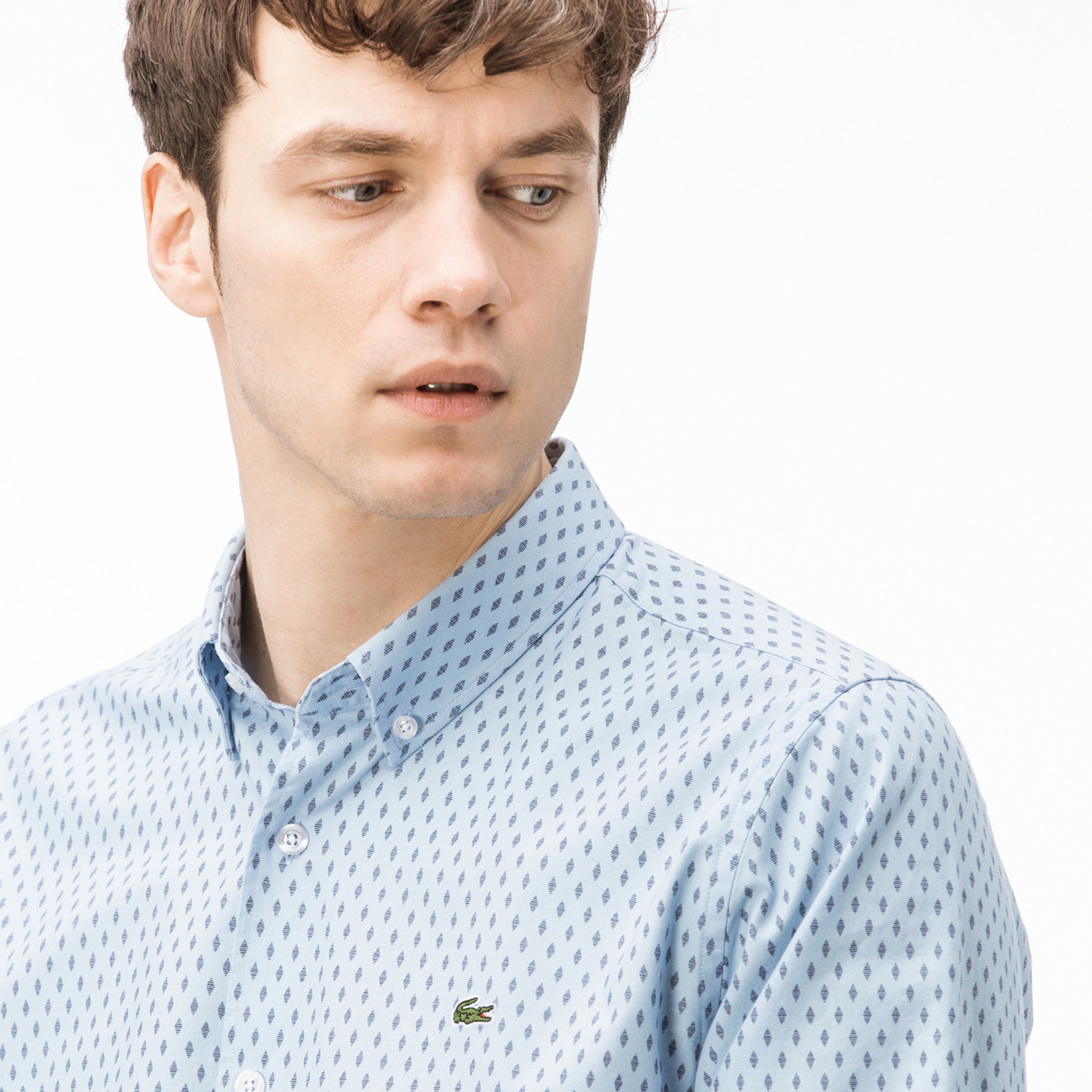 Lacoste Erkek Regular Fit Mavi Gömlek