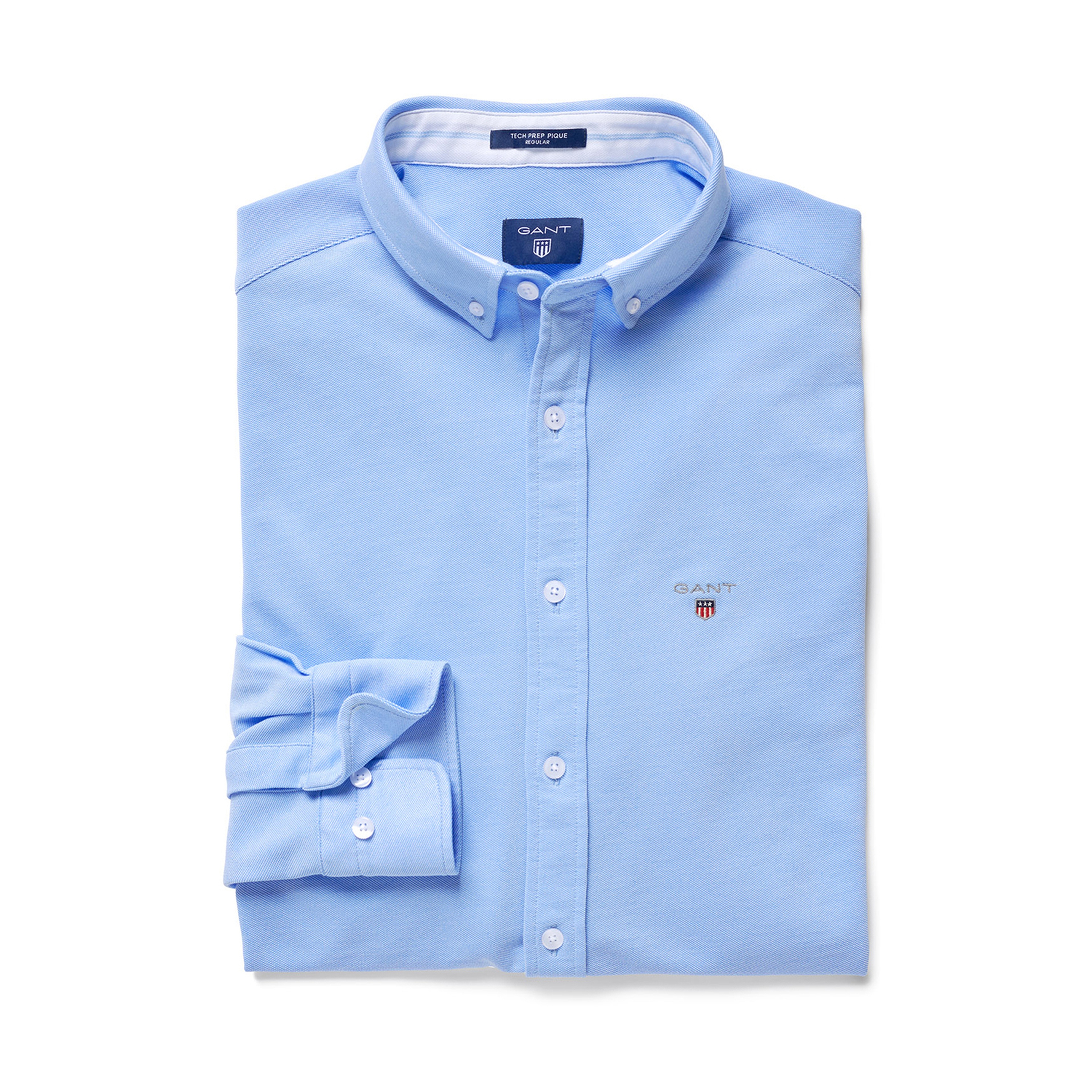 Gant Erkek Tech Prep Mavi Regular Fit Gömlek