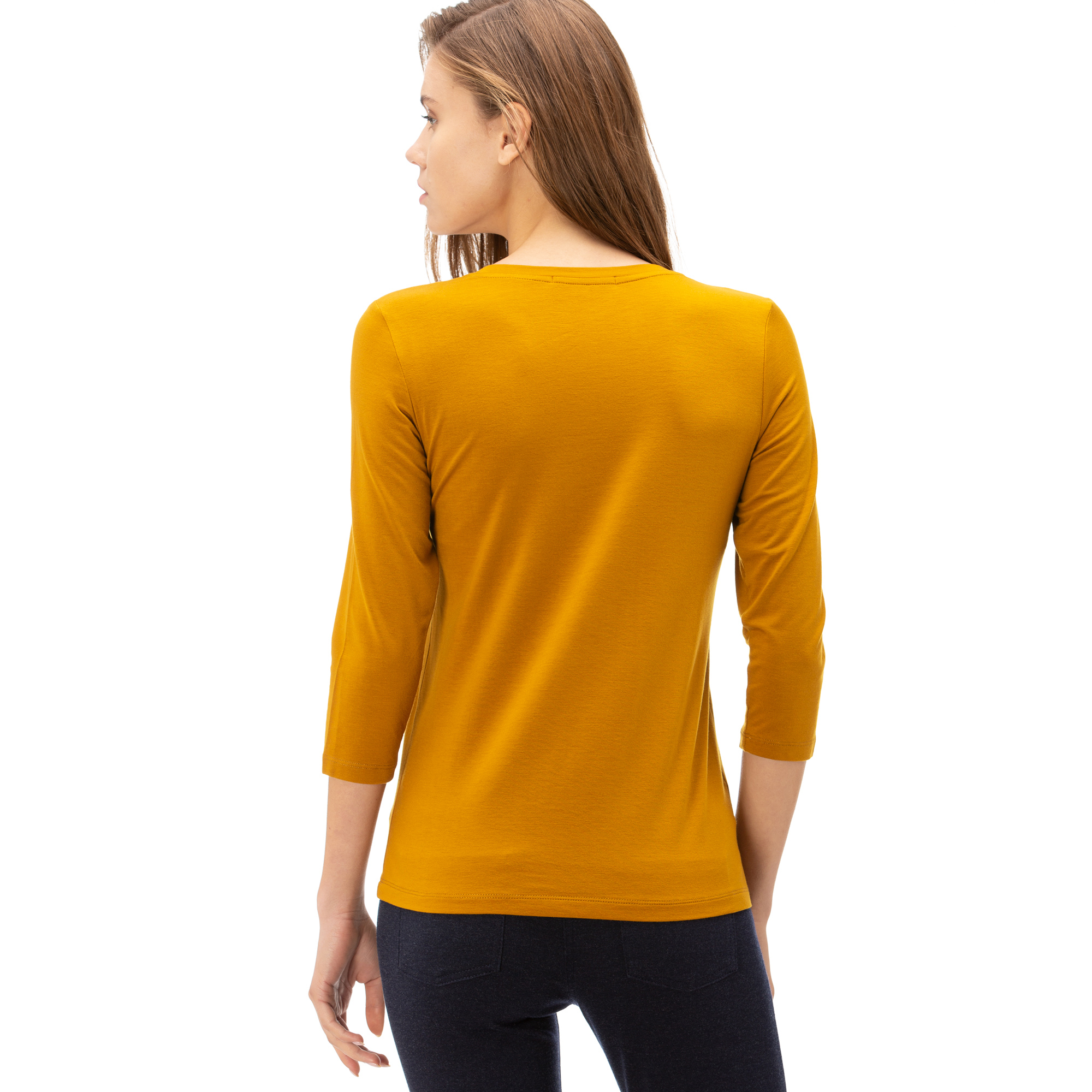 Lacoste Kadın Sarı T-Shirt