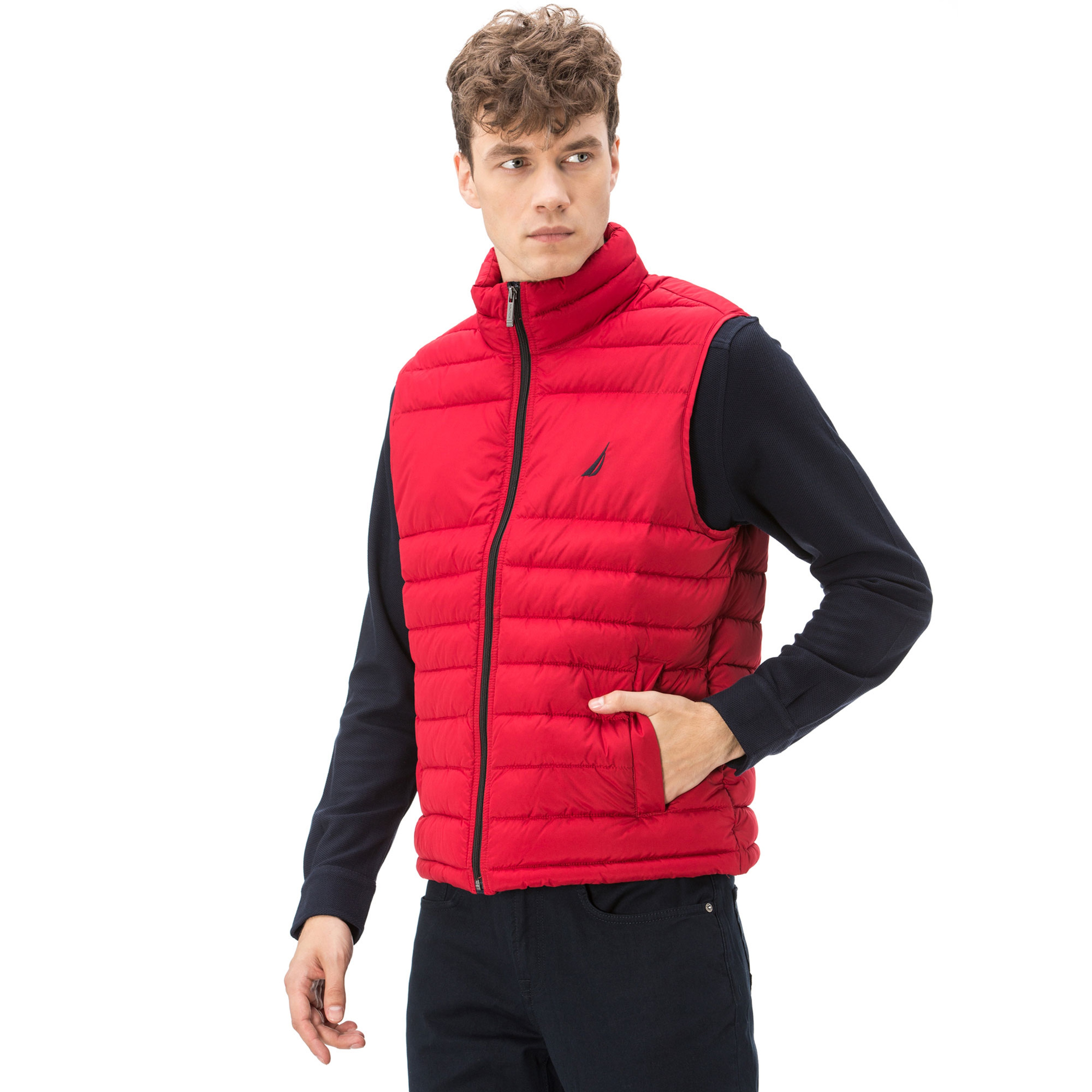 Nautica Erkek Kırmızı Yelek